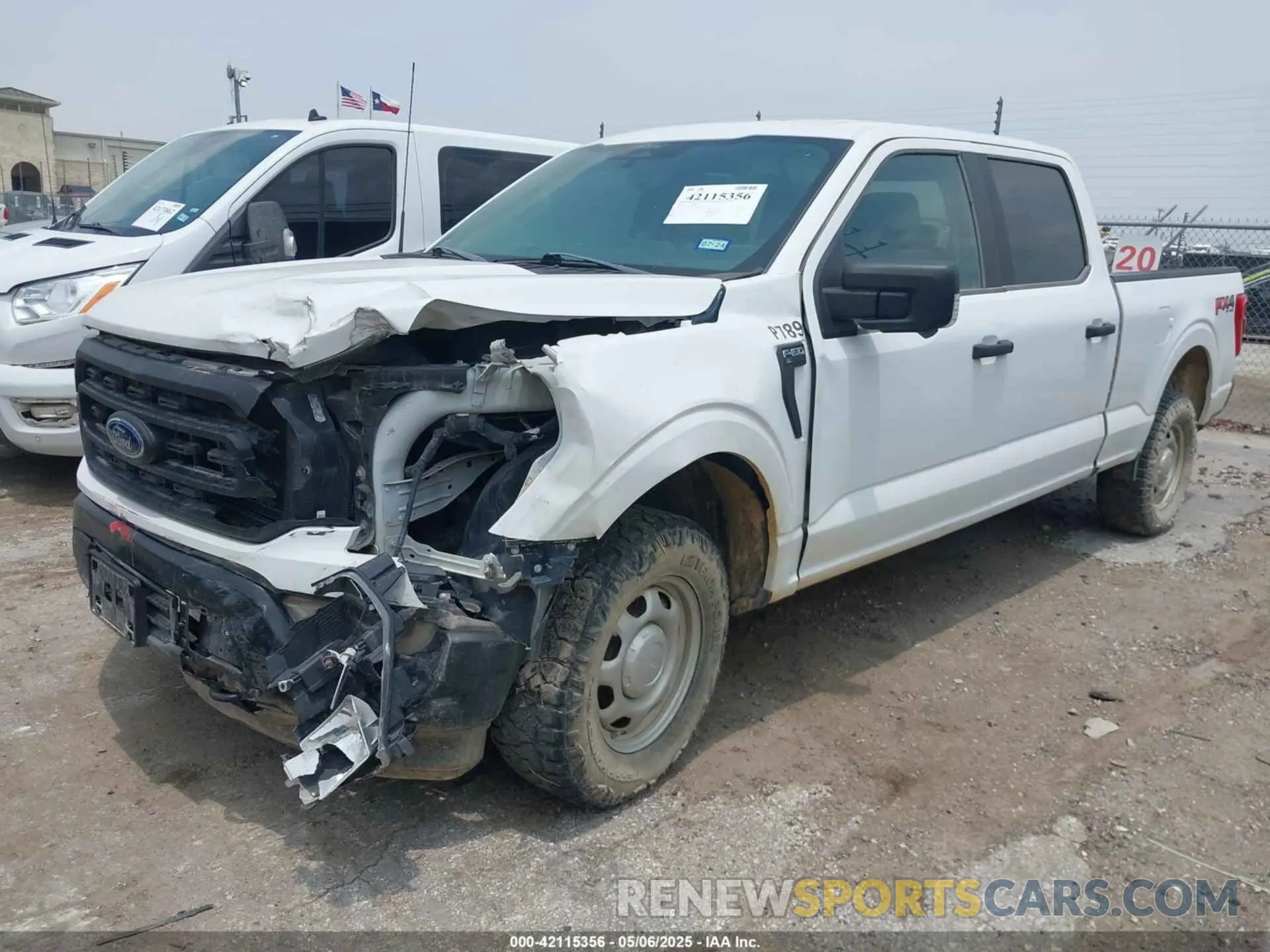 2 Photograph of a damaged car 1FTFW1E57NKE11717 FORD F-150 2022