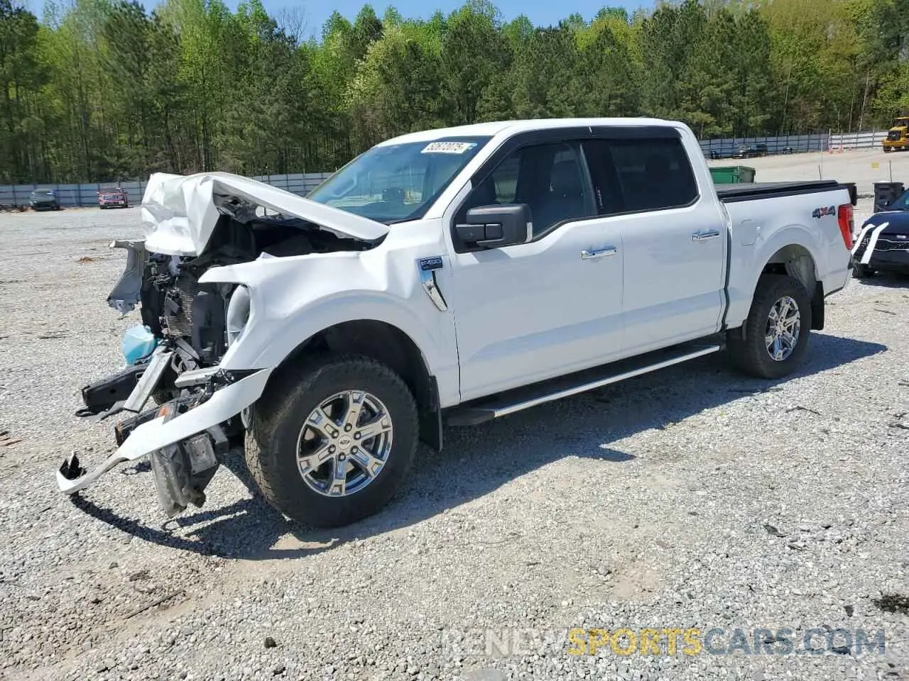 1 Photograph of a damaged car 1FTFW1E57NKE36293 FORD F-150 2022
