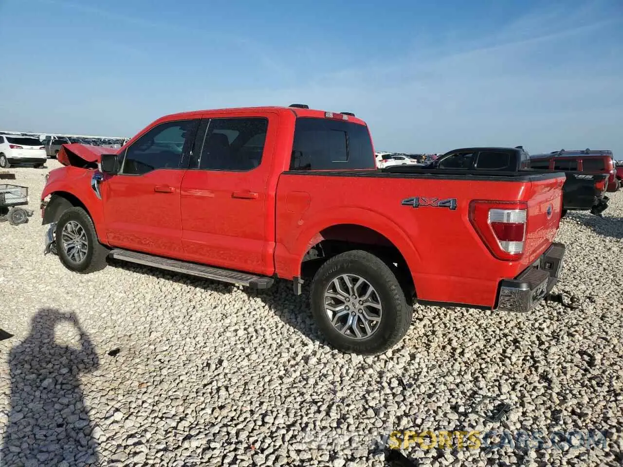 2 Photograph of a damaged car 1FTFW1E57NKE53207 FORD F-150 2022