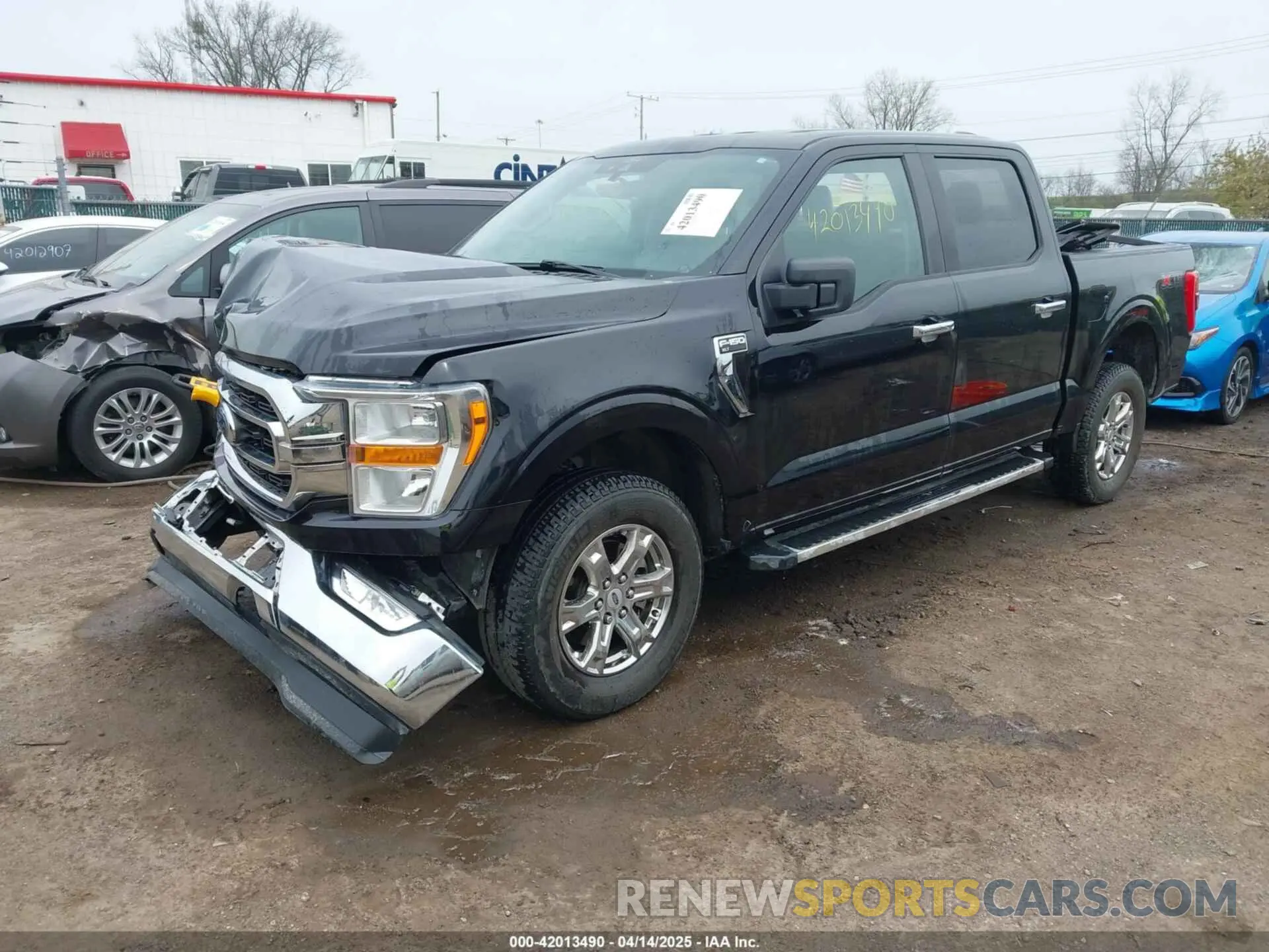 2 Photograph of a damaged car 1FTFW1E58NFB02945 FORD F-150 2022