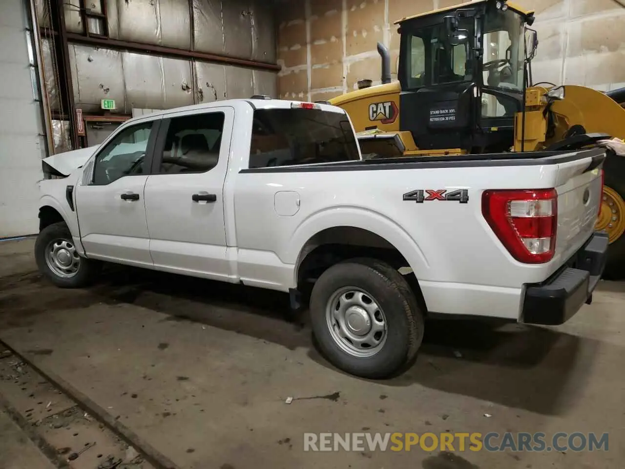 2 Photograph of a damaged car 1FTFW1E59NFA52394 FORD F-150 2022