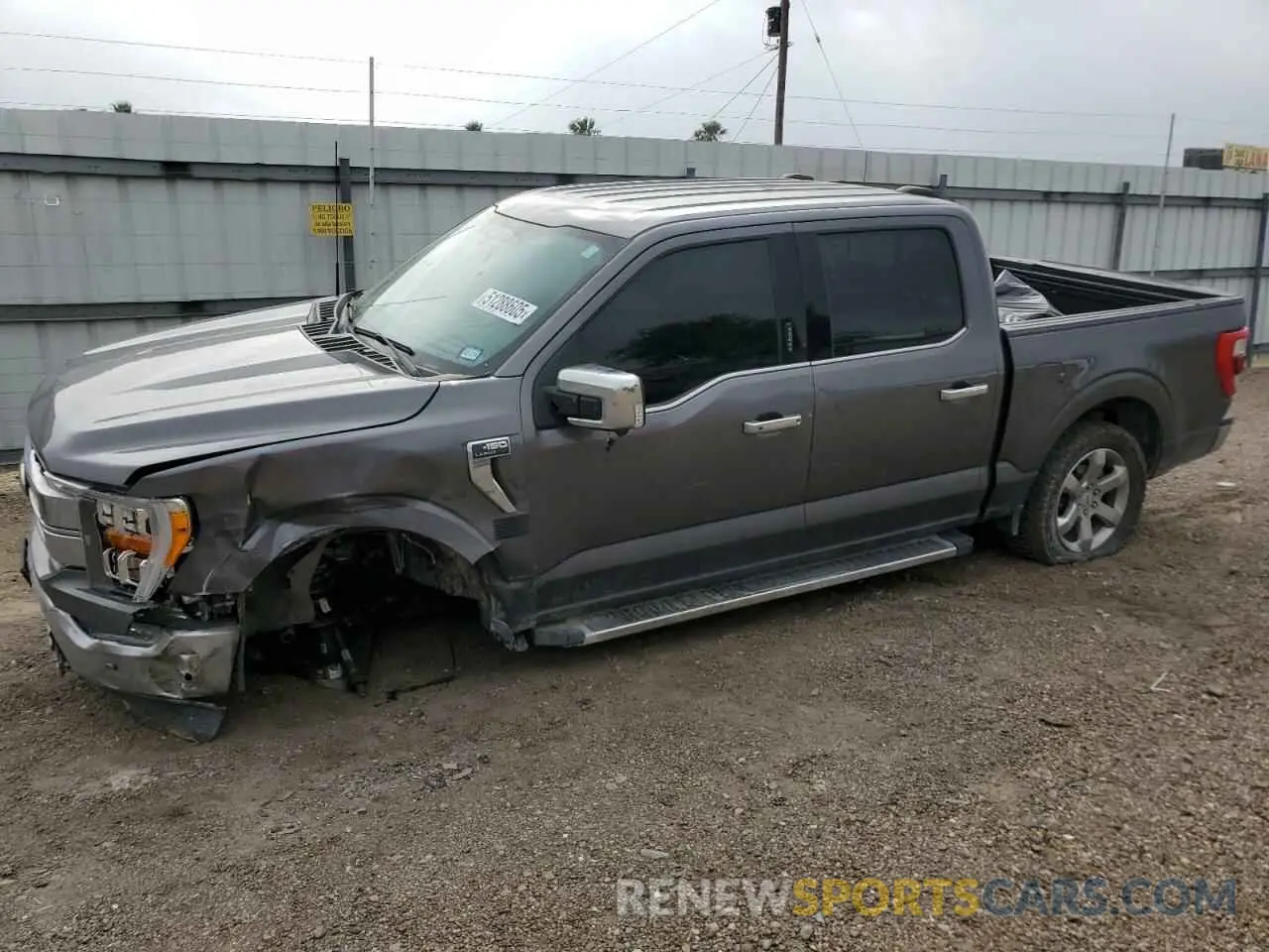 1 Photograph of a damaged car 1FTFW1E80NFA48602 FORD F-150 2022