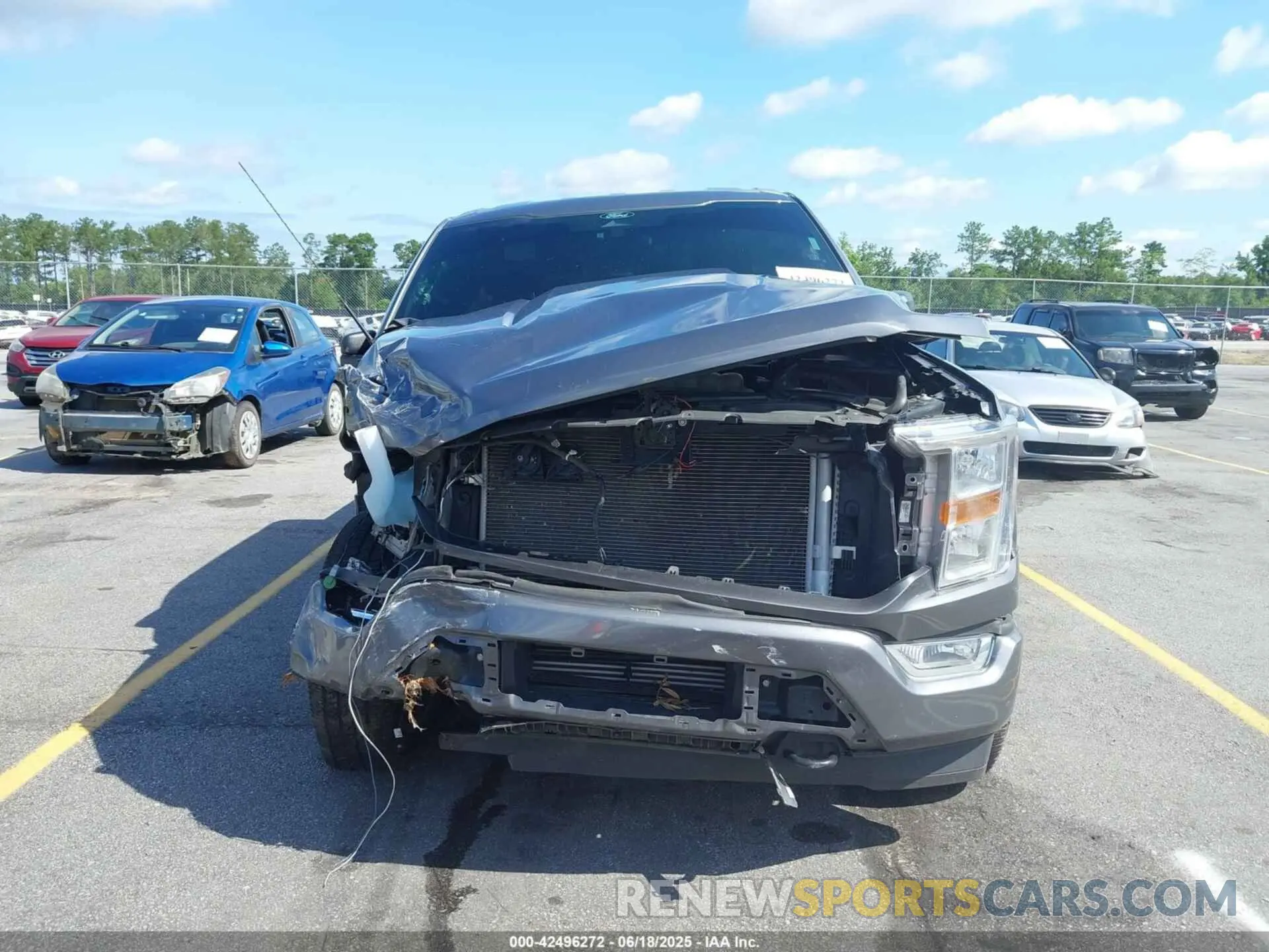 13 Photograph of a damaged car 1FTFW1E80NFB25405 FORD F-150 2022