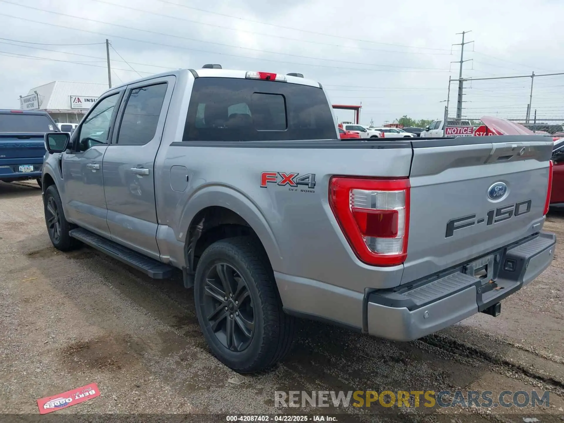 3 Photograph of a damaged car 1FTFW1E80NKD21805 FORD F-150 2022