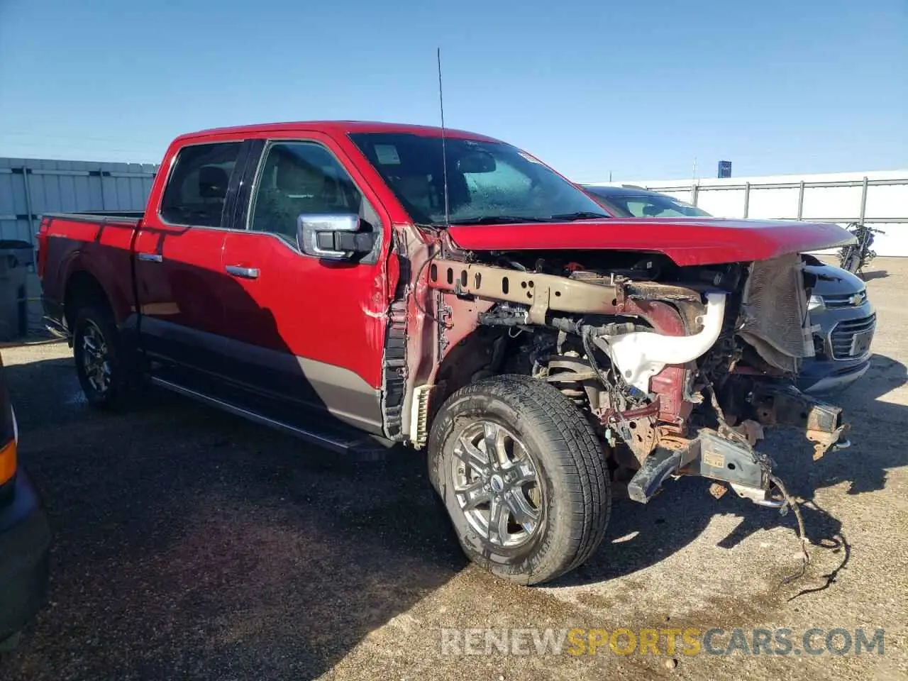 4 Photograph of a damaged car 1FTFW1E81NFA12630 FORD F-150 2022