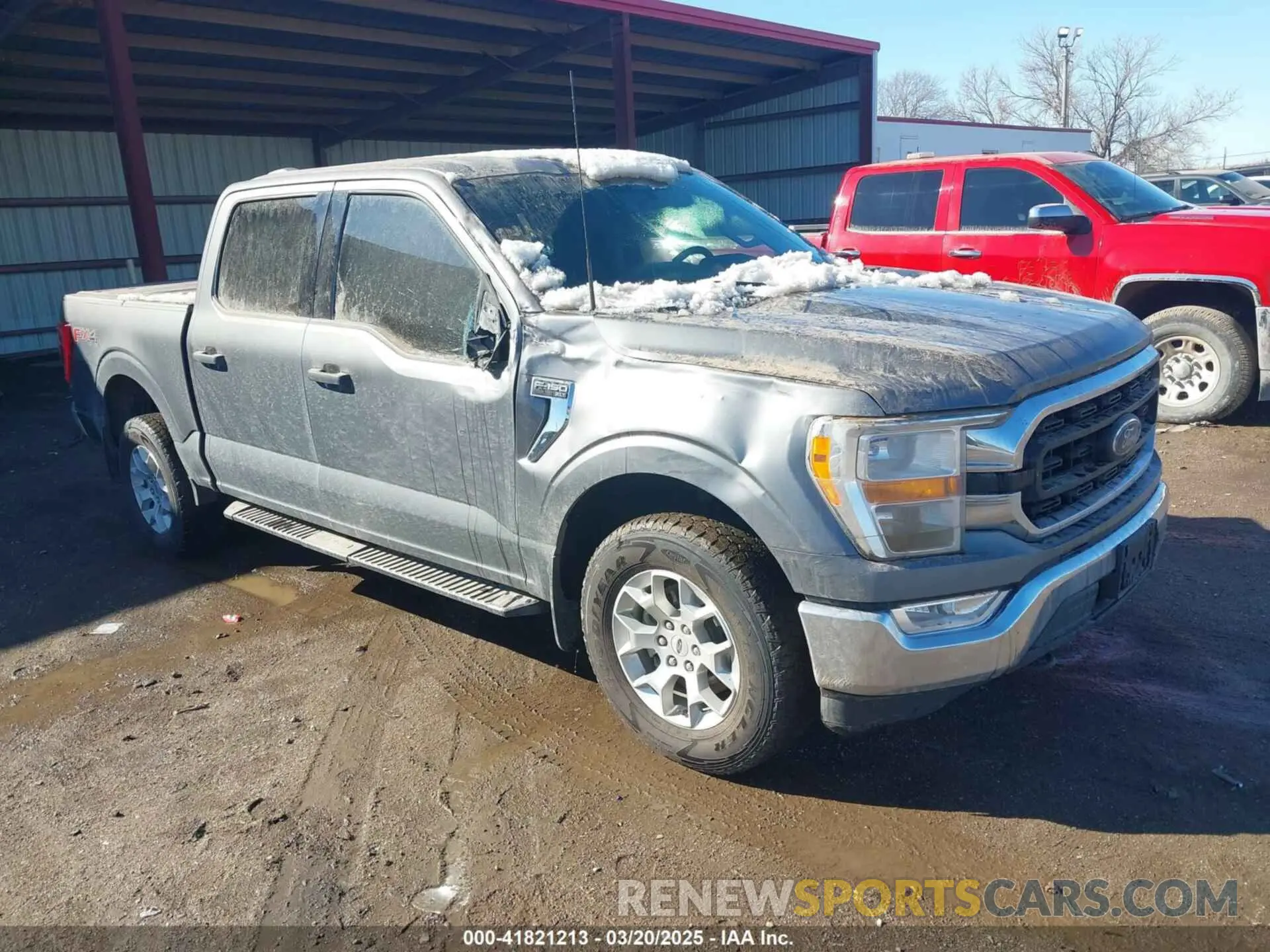 1 Photograph of a damaged car 1FTFW1E81NKE15482 FORD F-150 2022