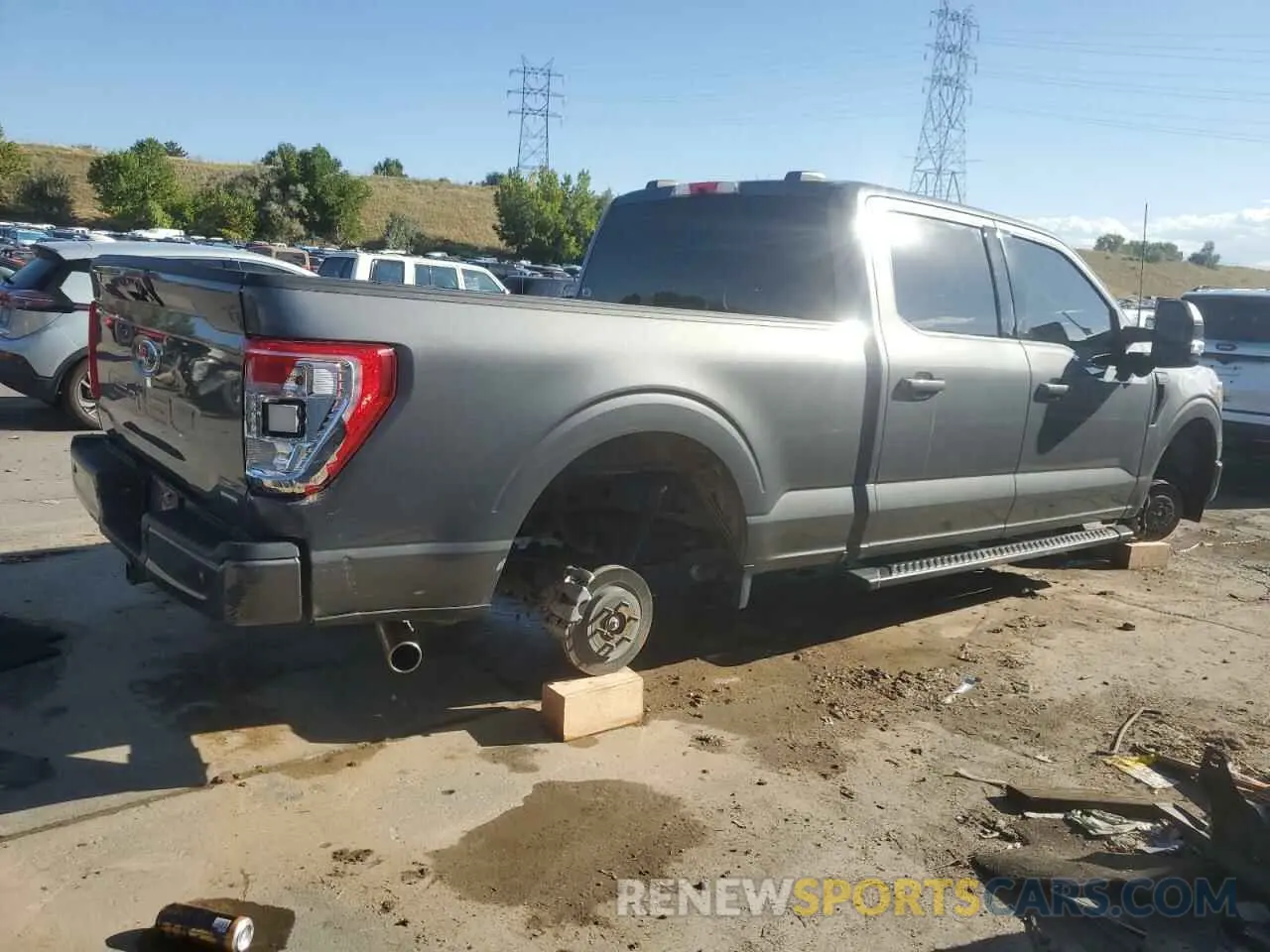 3 Photograph of a damaged car 1FTFW1E81NKE81658 FORD F-150 2022