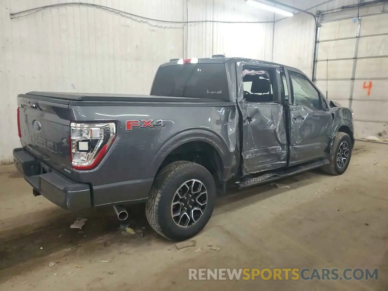 3 Photograph of a damaged car 1FTFW1E82NKF01075 FORD F-150 2022