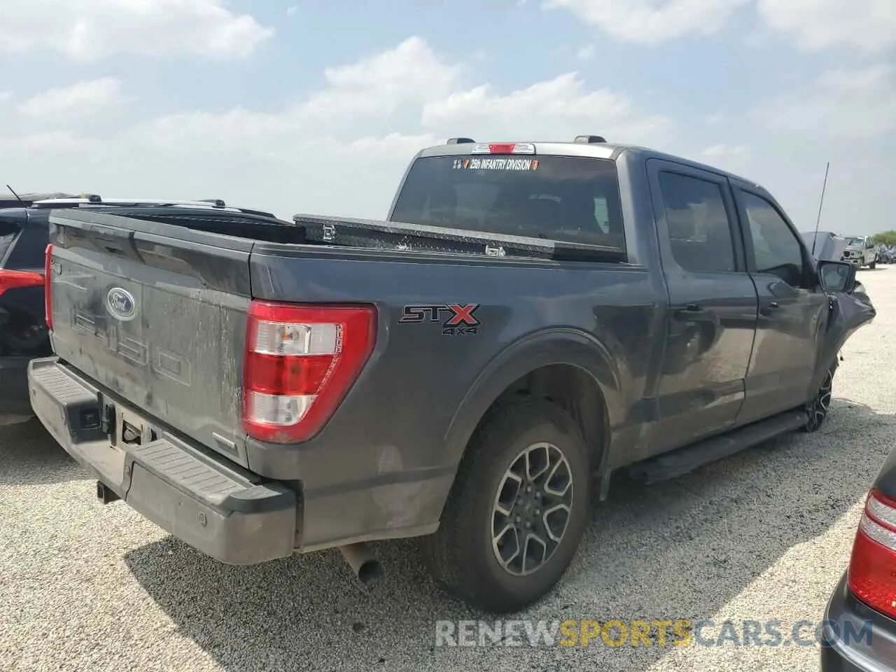 3 Photograph of a damaged car 1FTFW1E83NFB65624 FORD F-150 2022