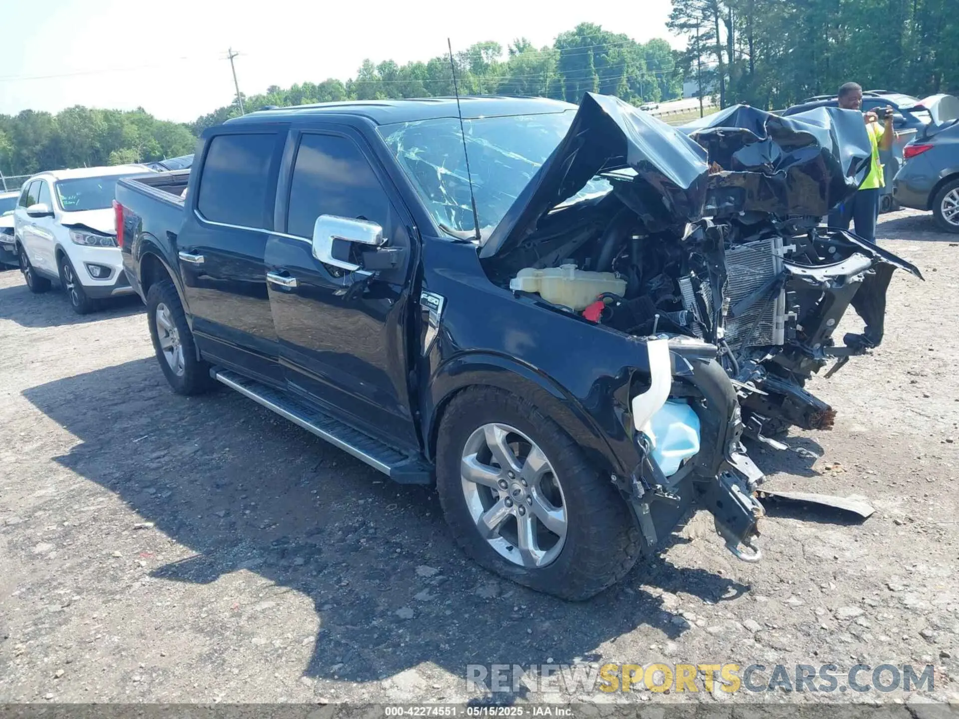 1 Photograph of a damaged car 1FTFW1E83NFC07919 FORD F-150 2022