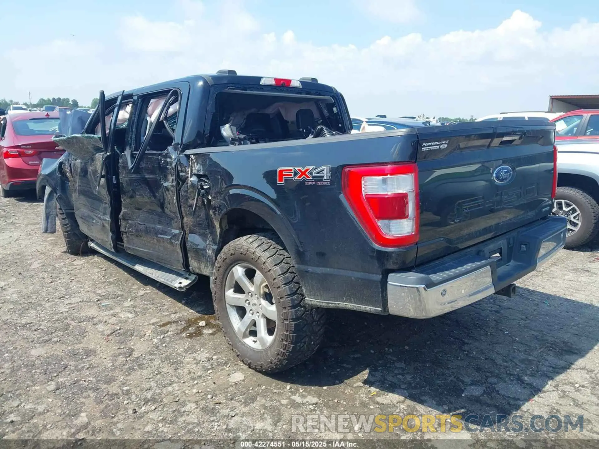 3 Photograph of a damaged car 1FTFW1E83NFC07919 FORD F-150 2022