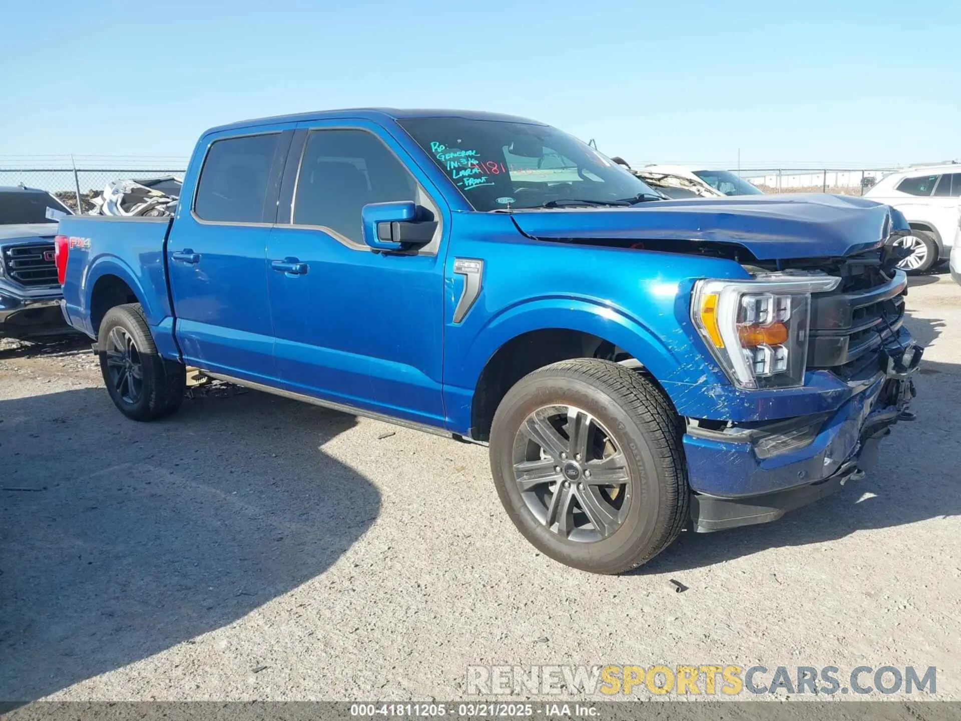 1 Photograph of a damaged car 1FTFW1E83NKD21572 FORD F-150 2022