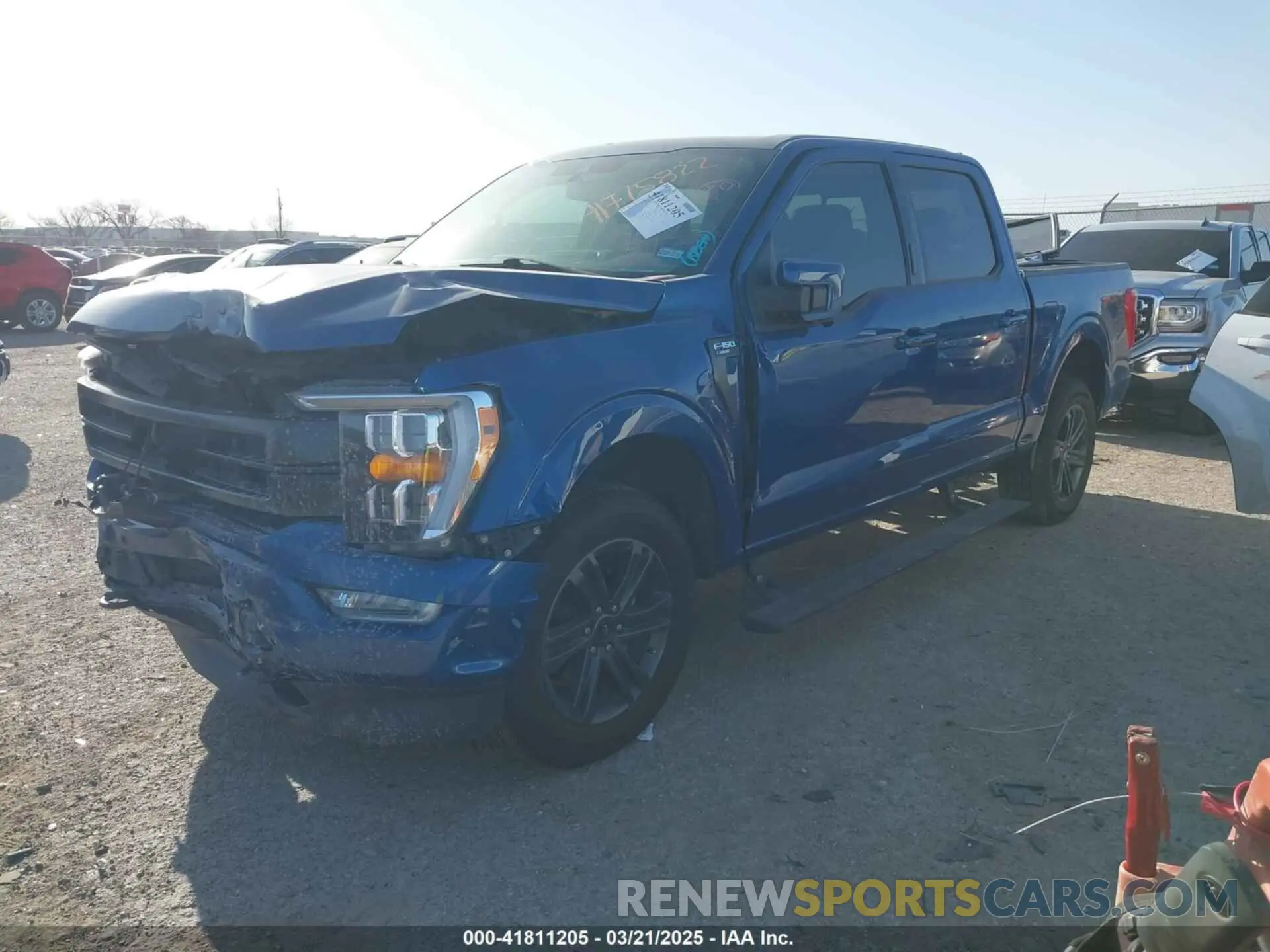 2 Photograph of a damaged car 1FTFW1E83NKD21572 FORD F-150 2022