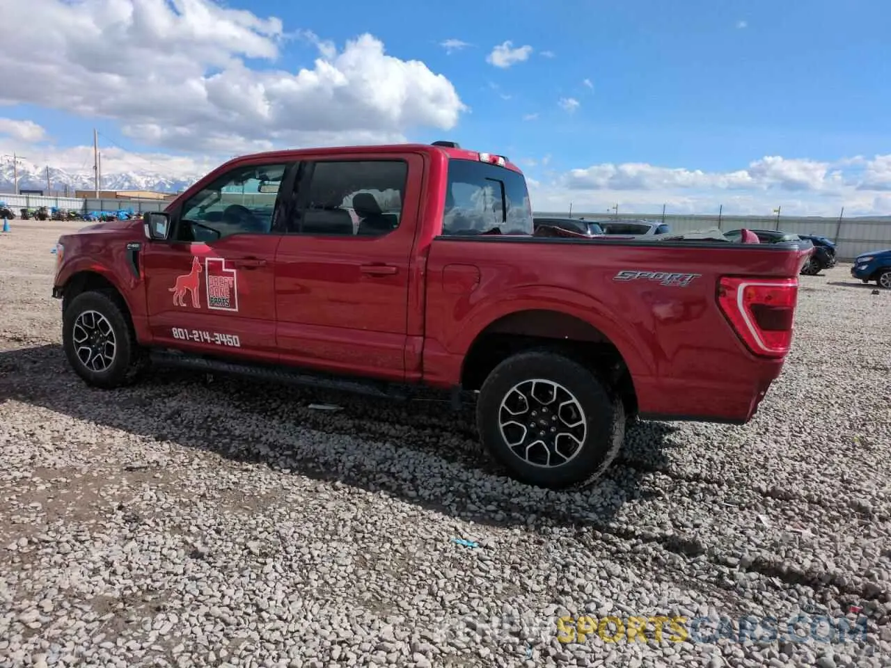 2 Photograph of a damaged car 1FTFW1E84NKD40387 FORD F-150 2022