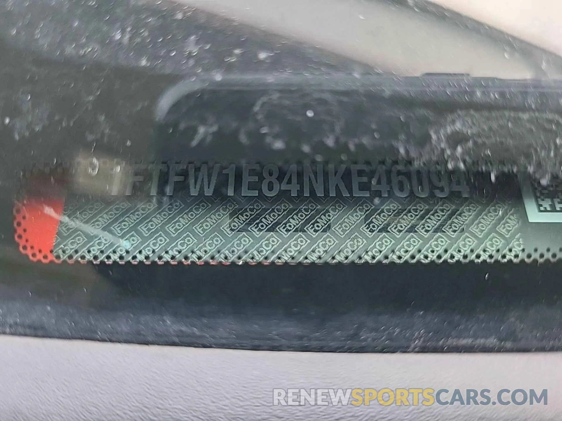 20 Photograph of a damaged car 1FTFW1E84NKE46094 FORD F-150 2022