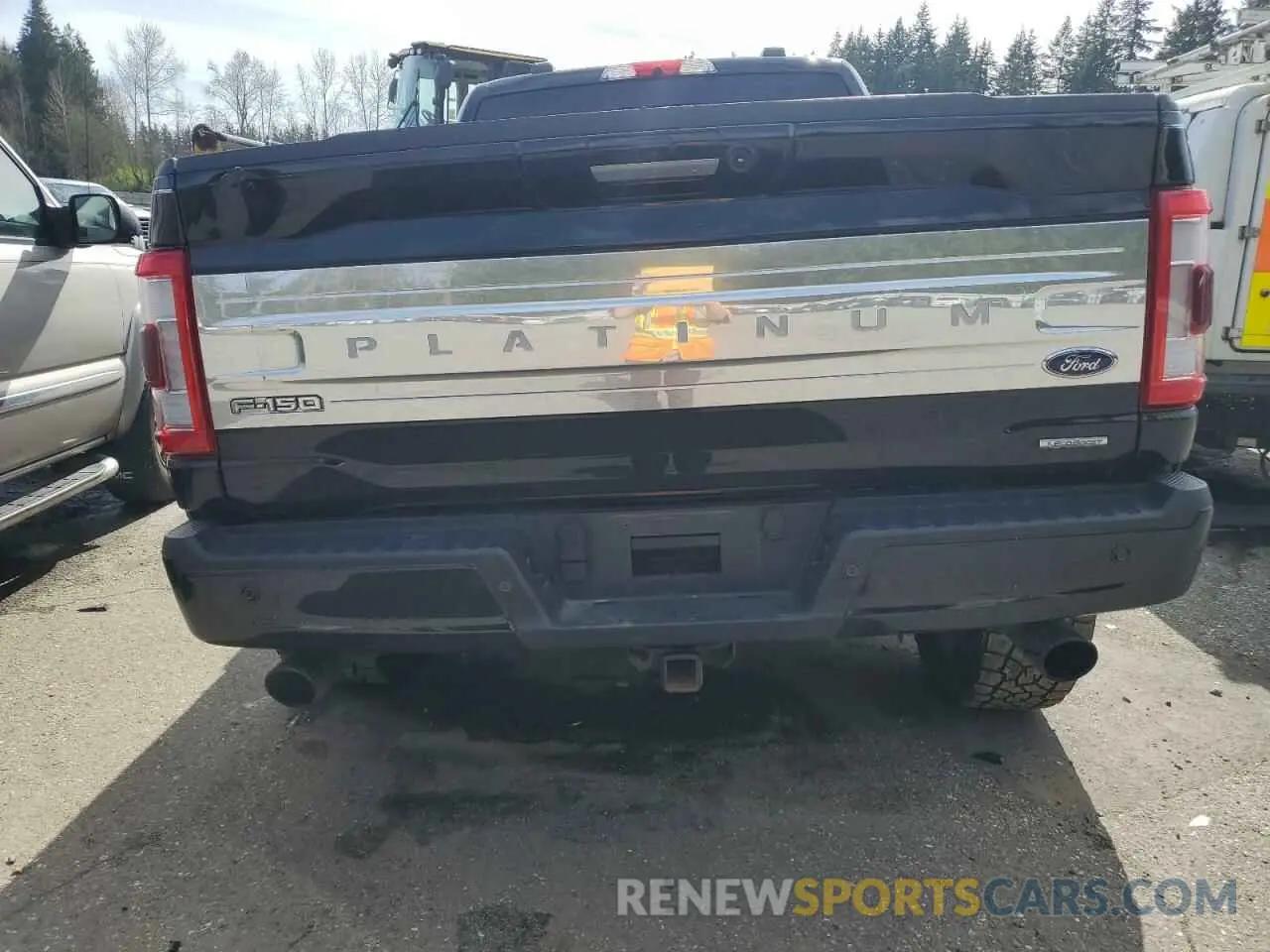 6 Photograph of a damaged car 1FTFW1E85NFB05988 FORD F-150 2022