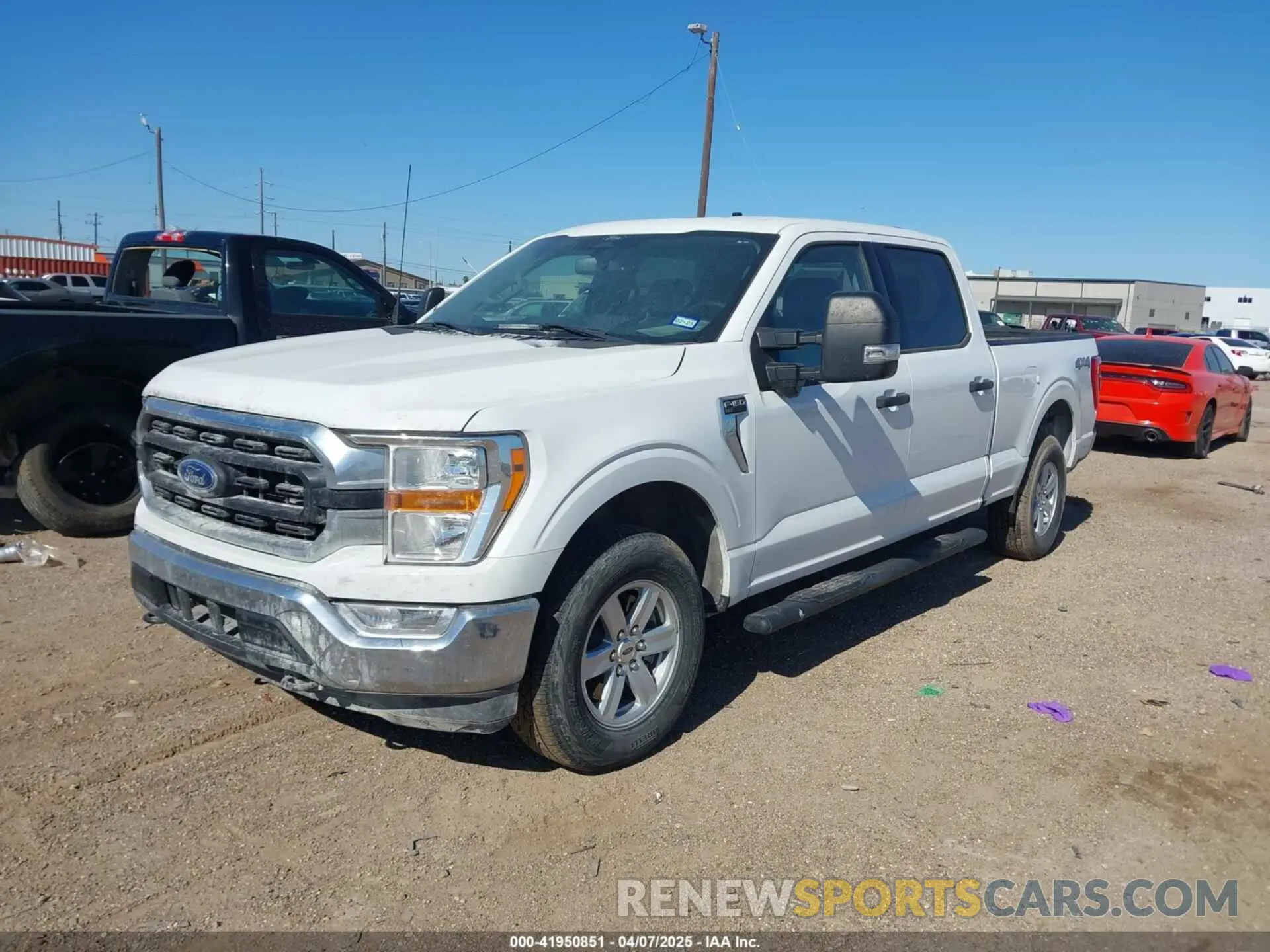 2 Photograph of a damaged car 1FTFW1E85NFB58593 FORD F-150 2022