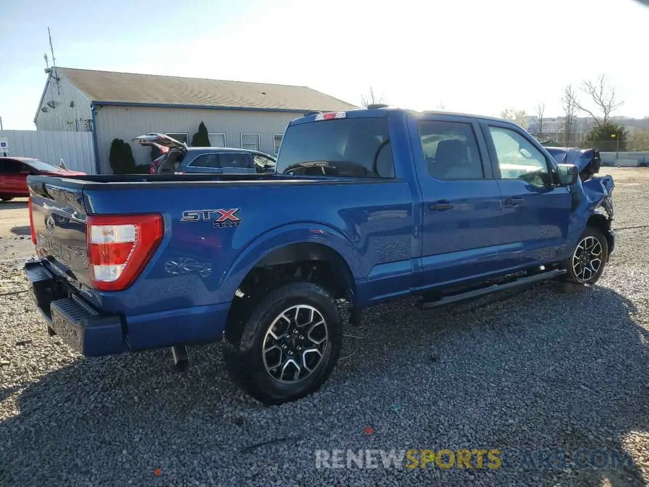 3 Photograph of a damaged car 1FTFW1E85NFC40260 FORD F-150 2022