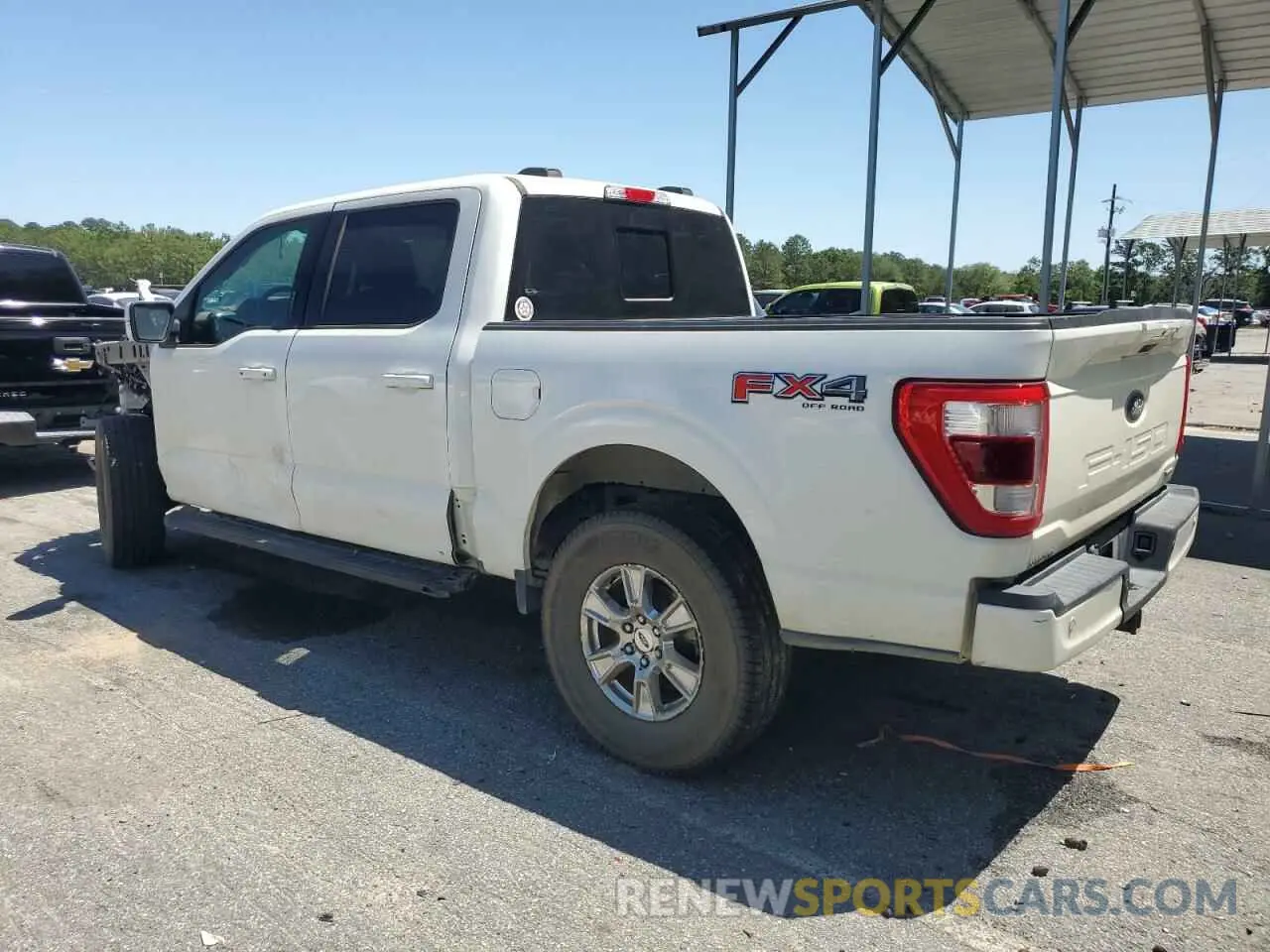 2 Photograph of a damaged car 1FTFW1E86NFC12466 FORD F-150 2022