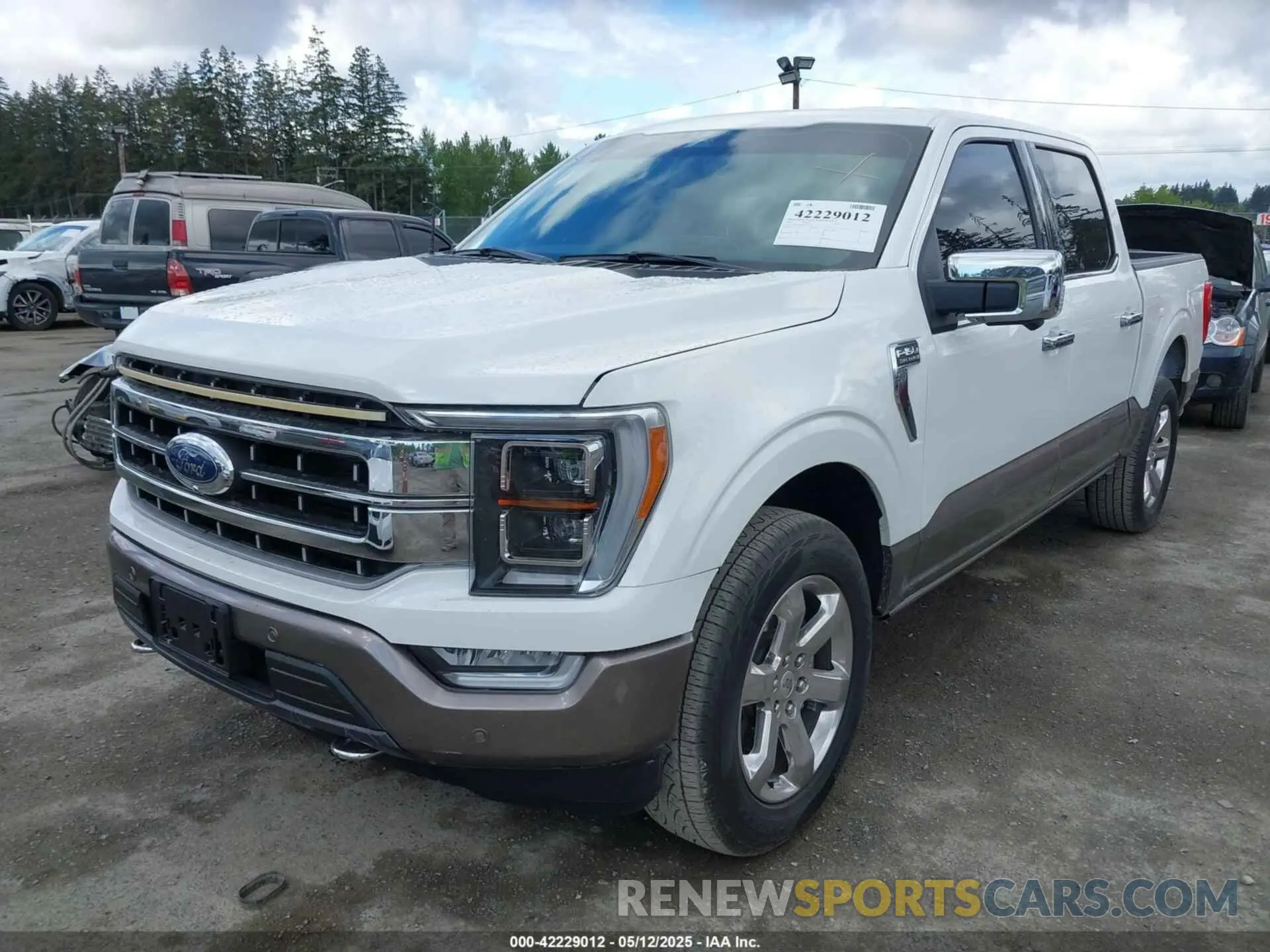 2 Photograph of a damaged car 1FTFW1E86NFC40218 FORD F-150 2022