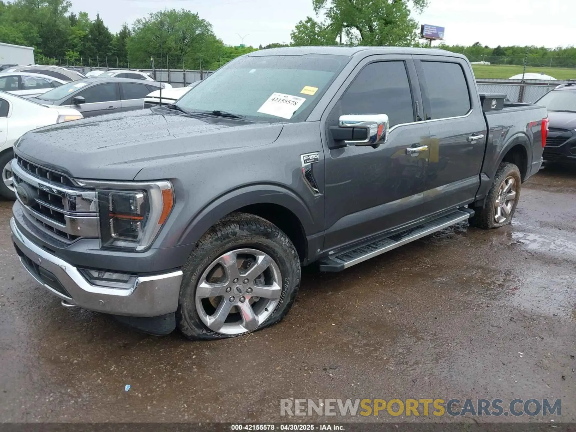 2 Photograph of a damaged car 1FTFW1E86NKD95262 FORD F-150 2022