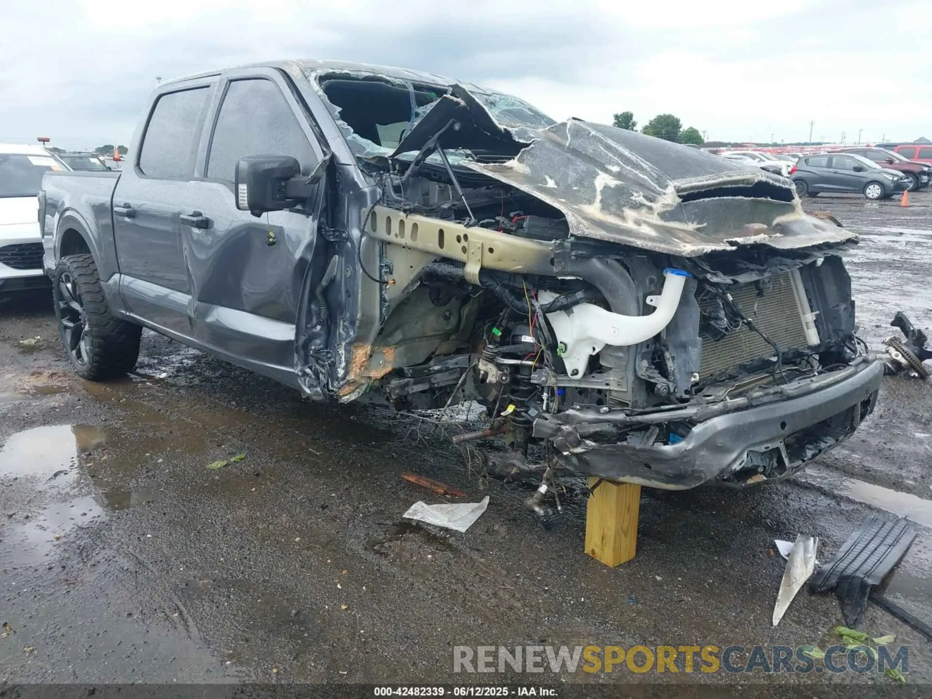 1 Photograph of a damaged car 1FTFW1E87NKD22319 FORD F-150 2022