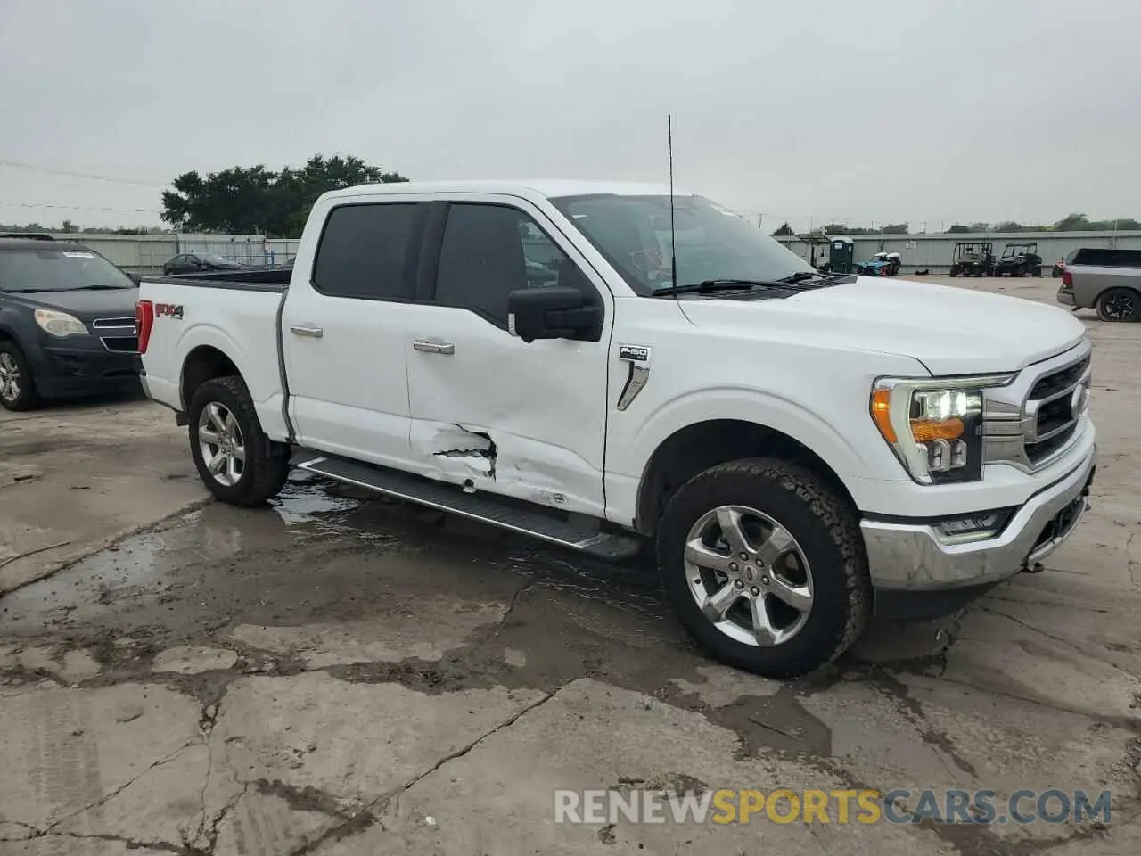 4 Photograph of a damaged car 1FTFW1E87NKF22035 FORD F-150 2022