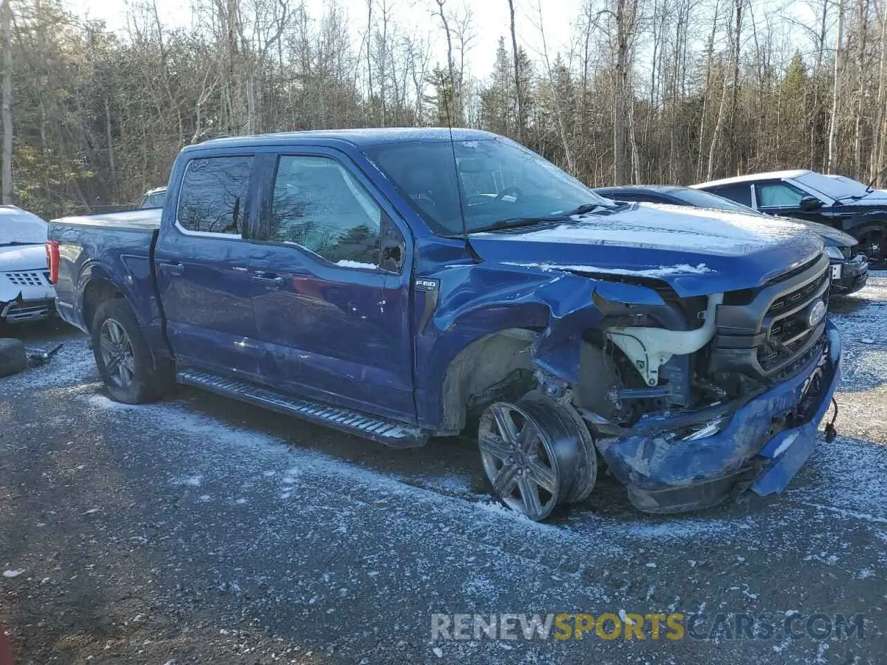 4 Photograph of a damaged car 1FTFW1E88NFA34110 FORD F-150 2022