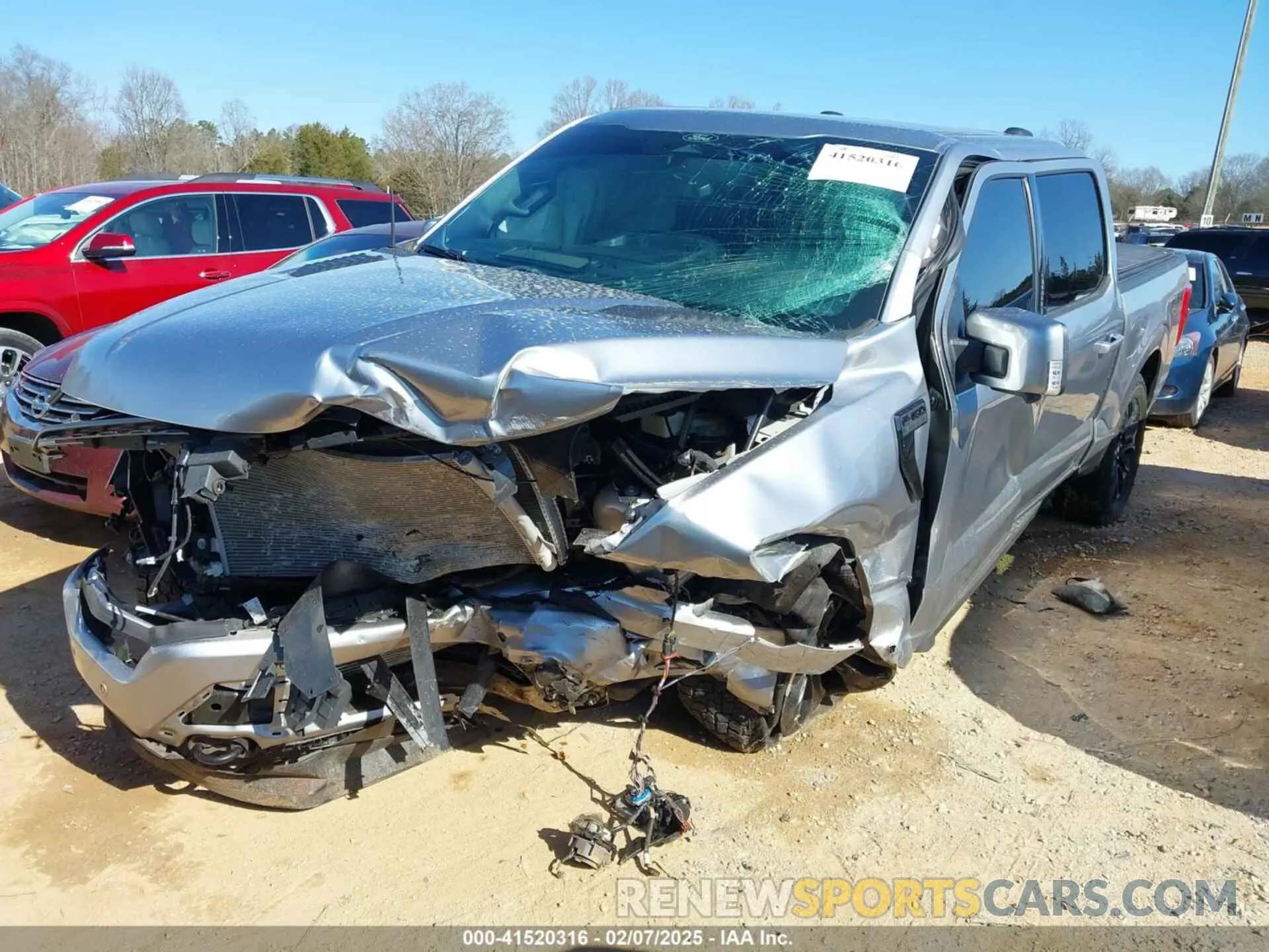 2 Photograph of a damaged car 1FTFW1E89NFB16010 FORD F-150 2022