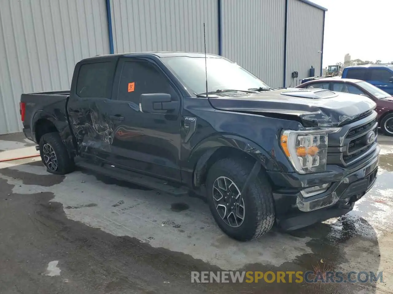 4 Photograph of a damaged car 1FTFW1E89NFB42977 FORD F-150 2022