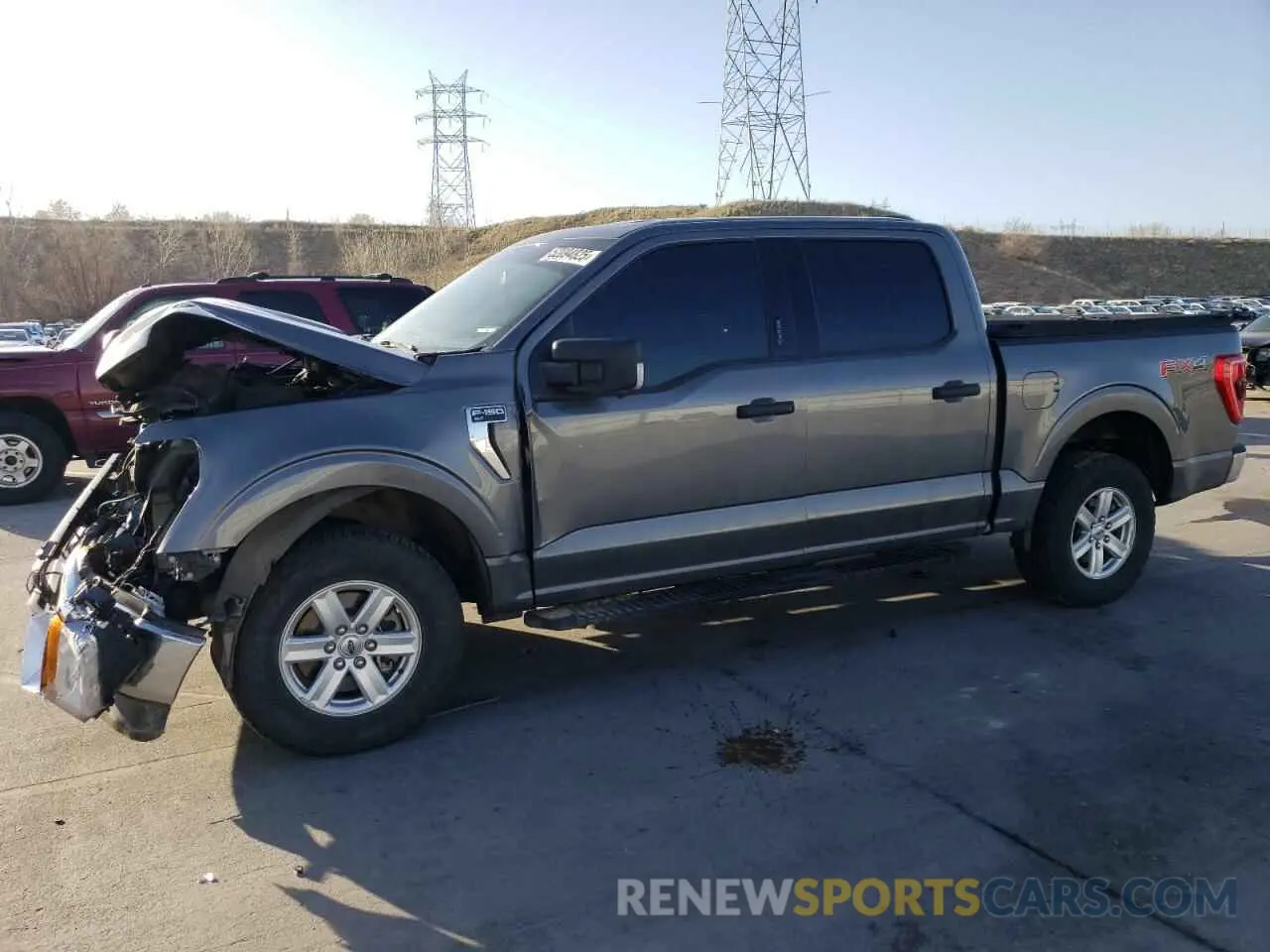 1 Photograph of a damaged car 1FTFW1E89NKE01944 FORD F-150 2022