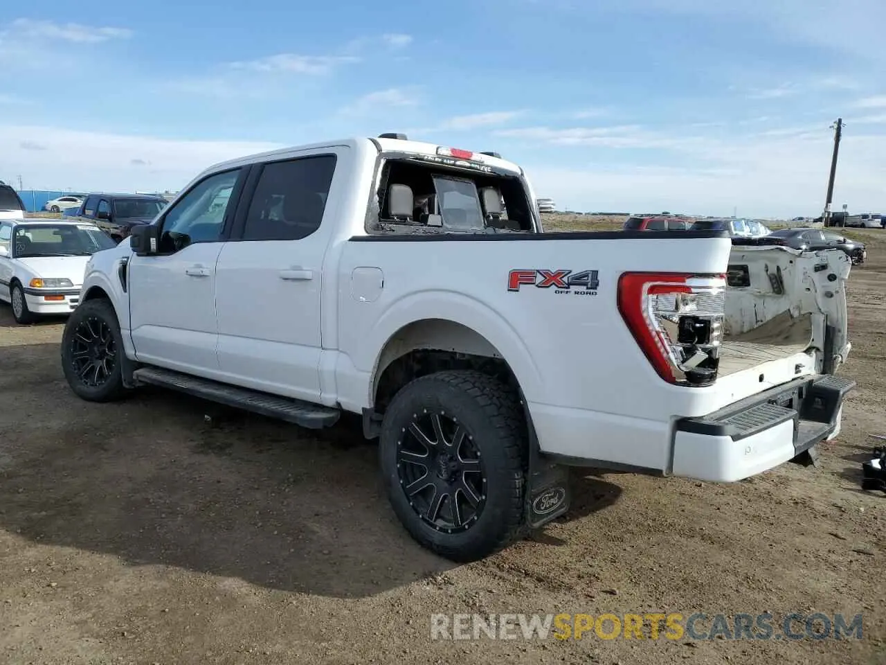 2 Photograph of a damaged car 1FTFW1E89NKE29405 FORD F-150 2022