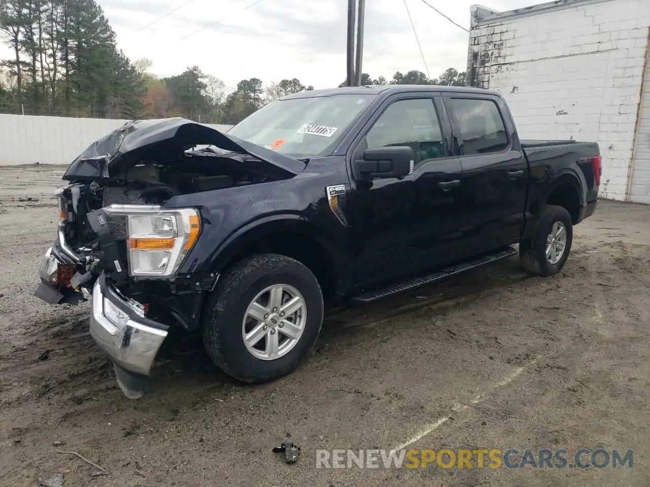 1 Photograph of a damaged car 1FTFW1E89NKE42820 FORD F-150 2022