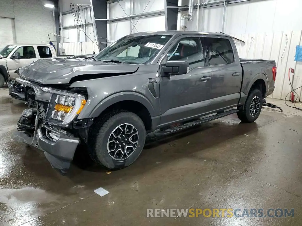1 Photograph of a damaged car 1FTFW1E89NKF23137 FORD F-150 2022