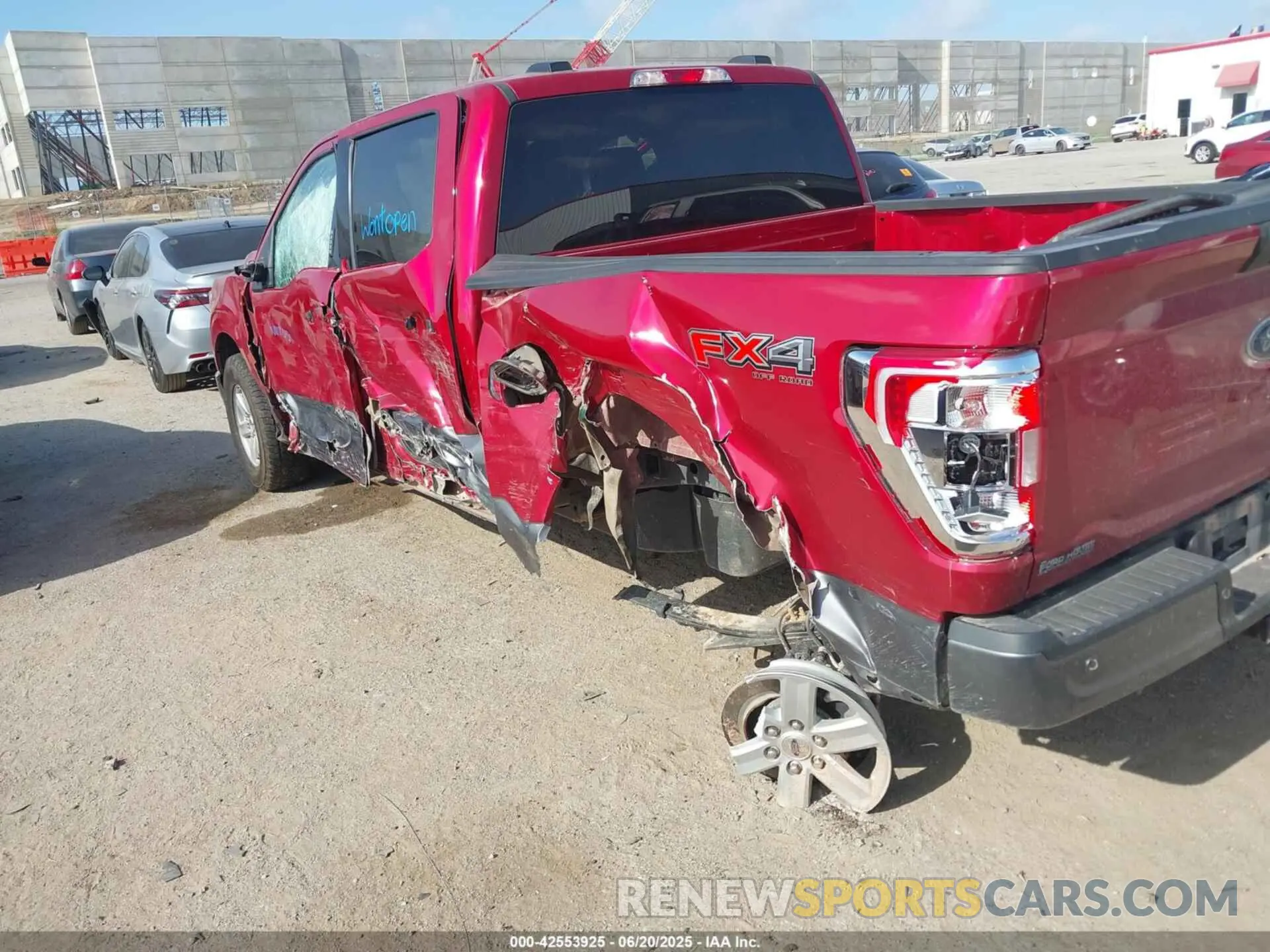 6 Photograph of a damaged car 1FTFW1ED3NFB53745 FORD F-150 2022