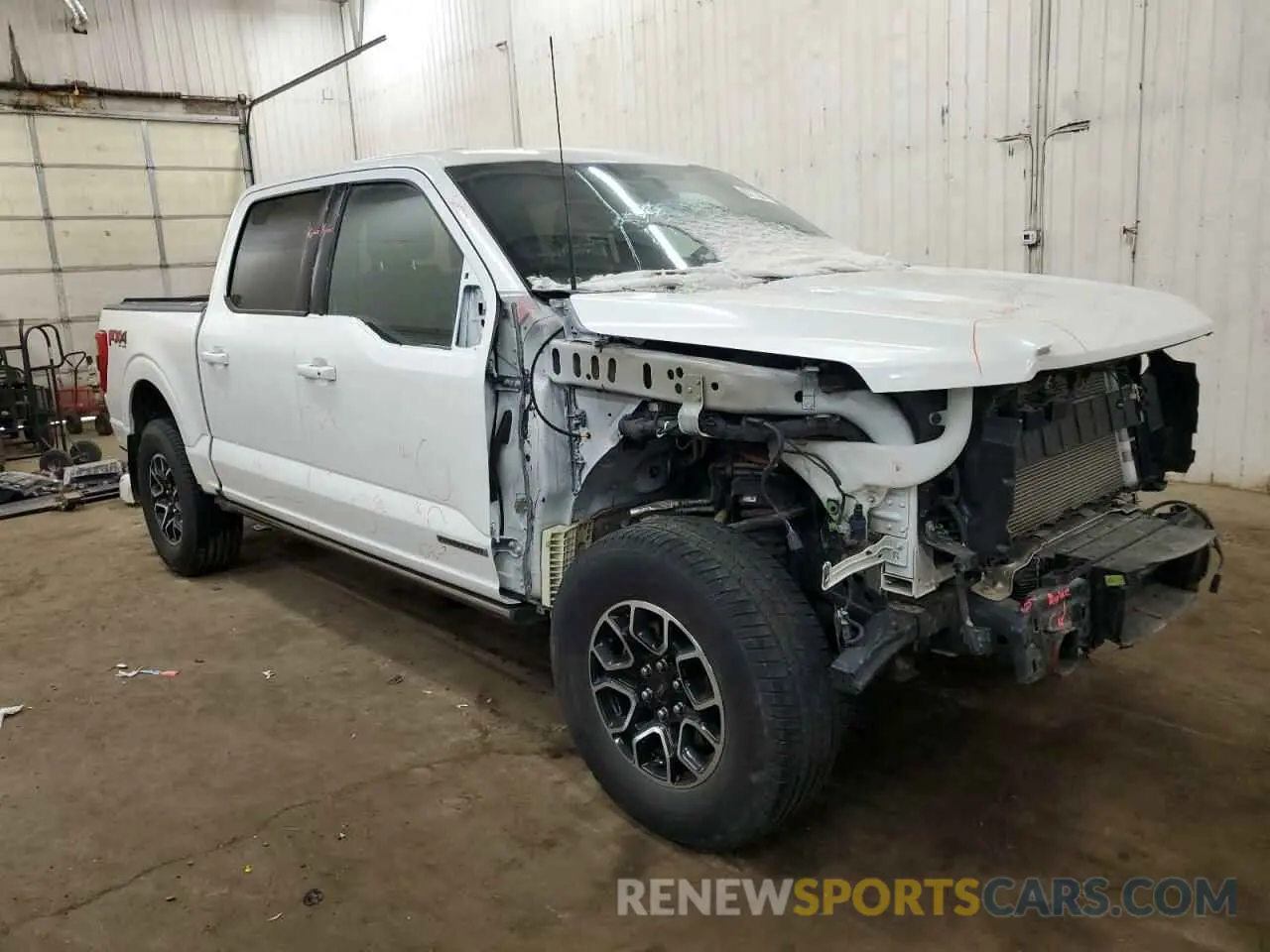 4 Photograph of a damaged car 1FTFW1ED9NFB51997 FORD F-150 2022