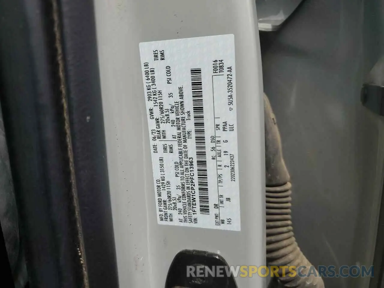 12 Photograph of a damaged car 1FTEW1CP2PFC13963 FORD F-150 2023