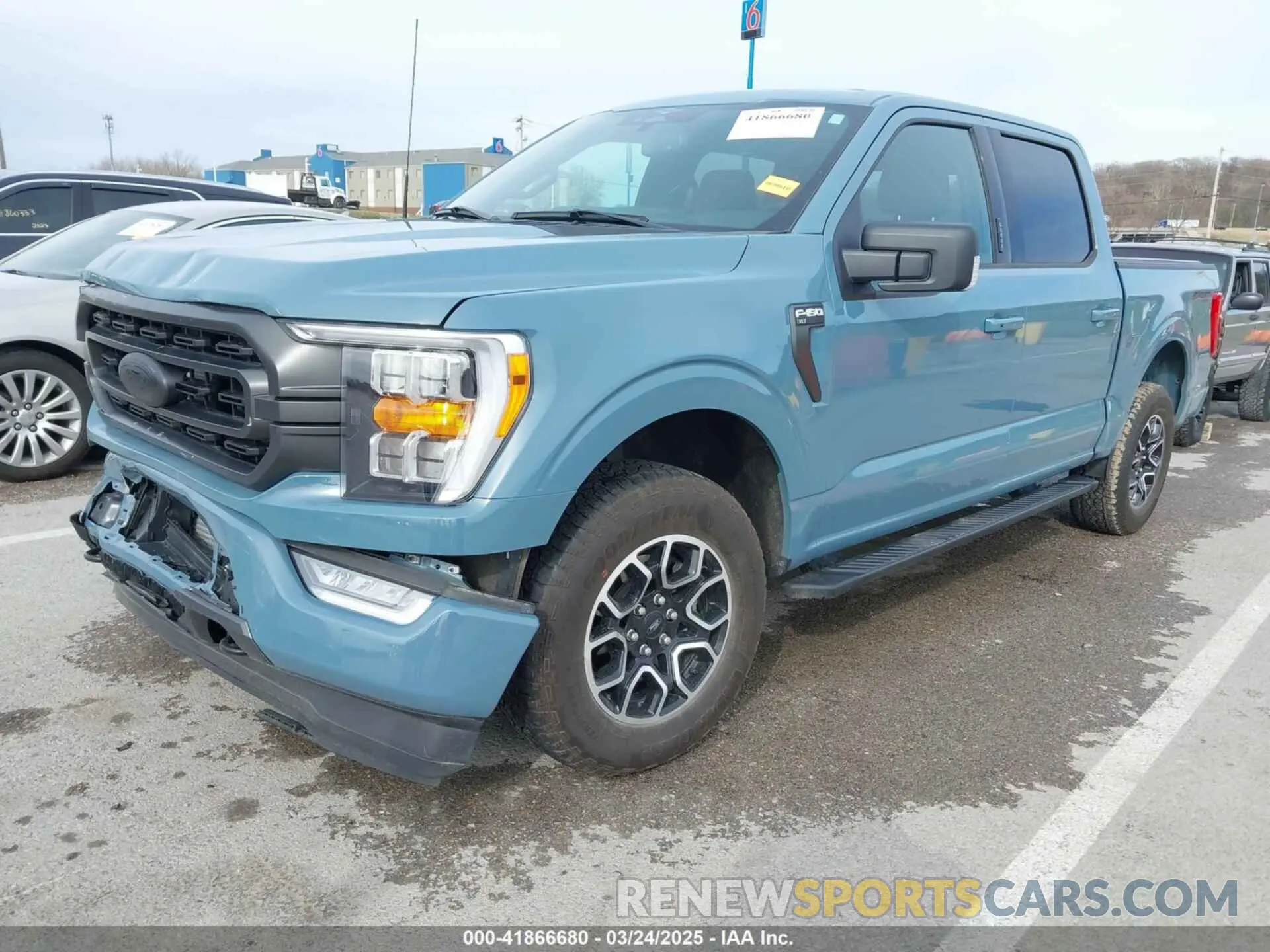 2 Photograph of a damaged car 1FTEW1EP1PKE54711 FORD F-150 2023
