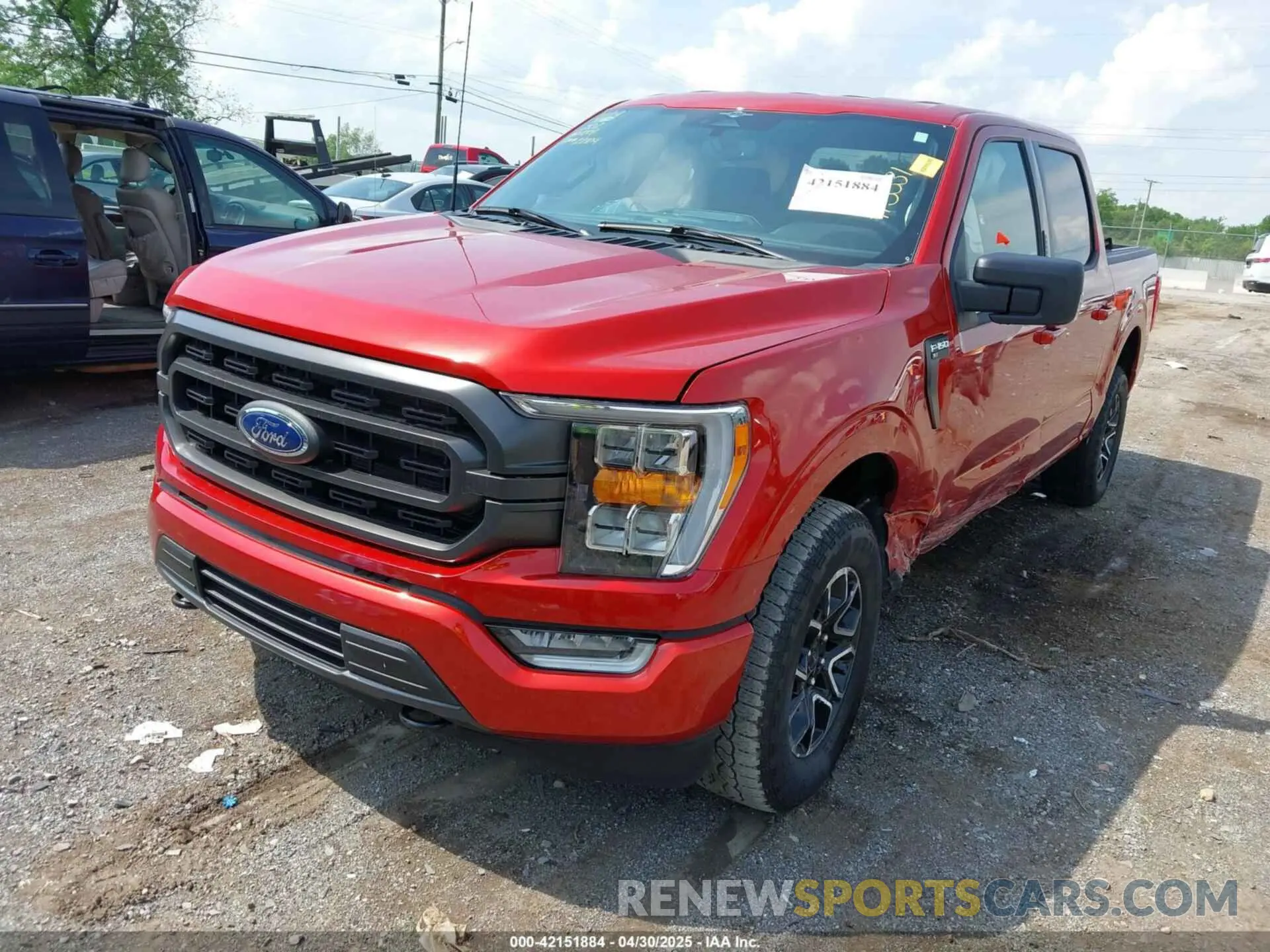 2 Photograph of a damaged car 1FTFW1E50PKF03531 FORD F-150 2023