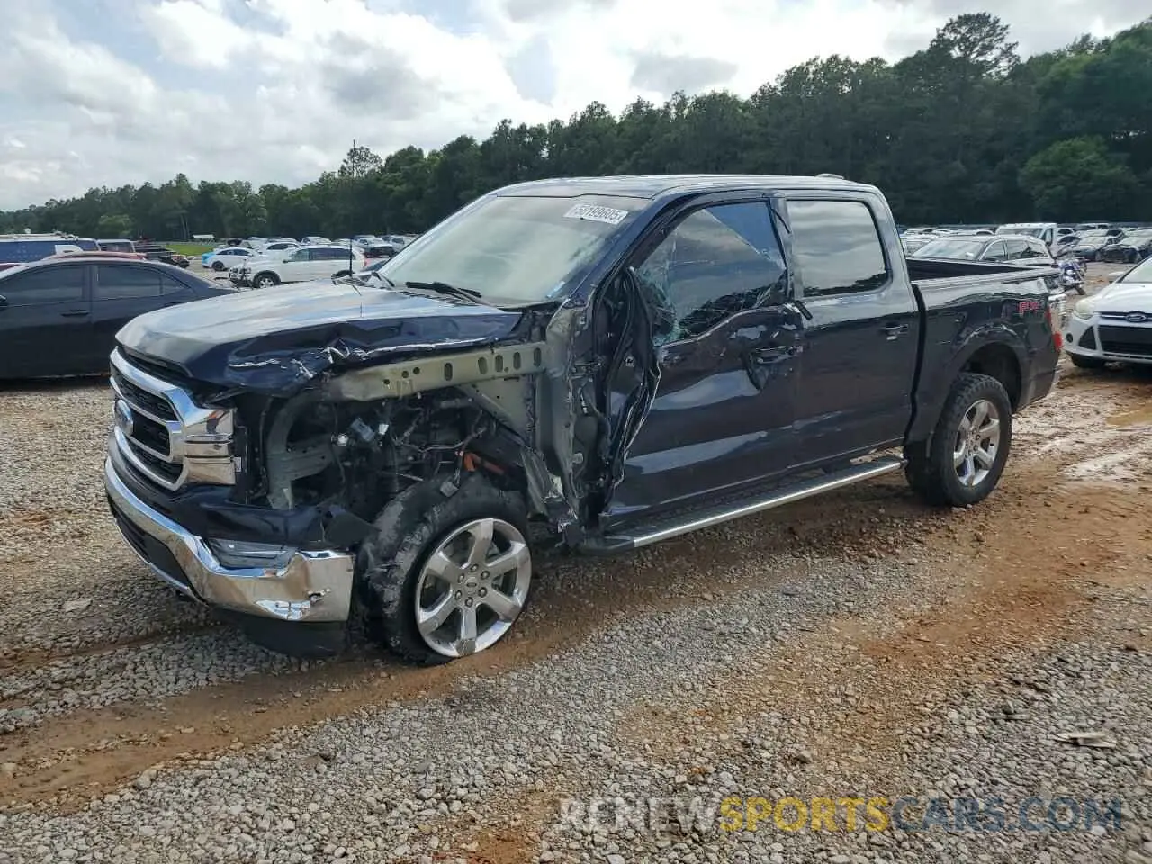 1 Photograph of a damaged car 1FTFW1E57PKF48238 FORD F-150 2023