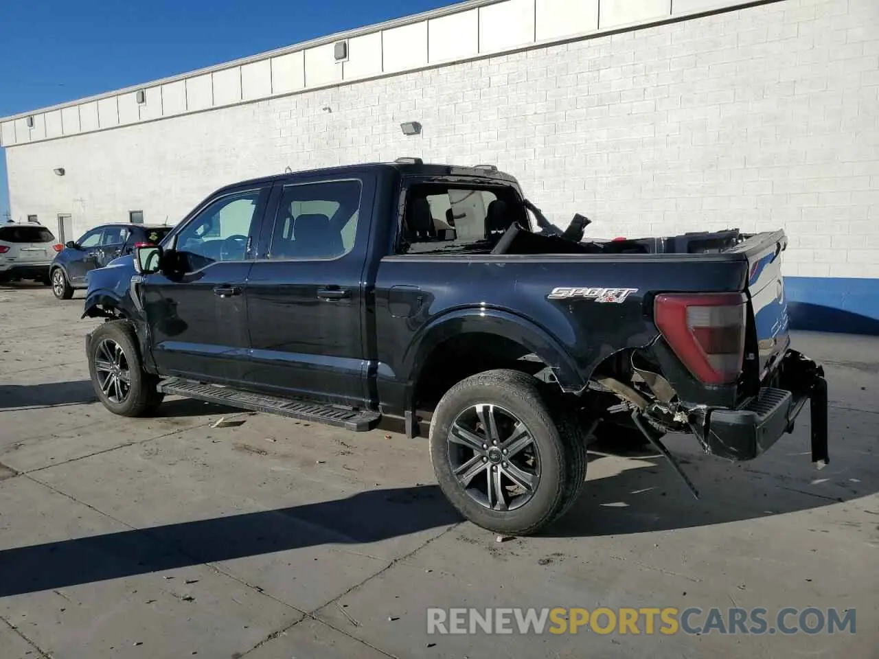 2 Photograph of a damaged car 1FTFW1E82PFD23843 FORD F-150 2023