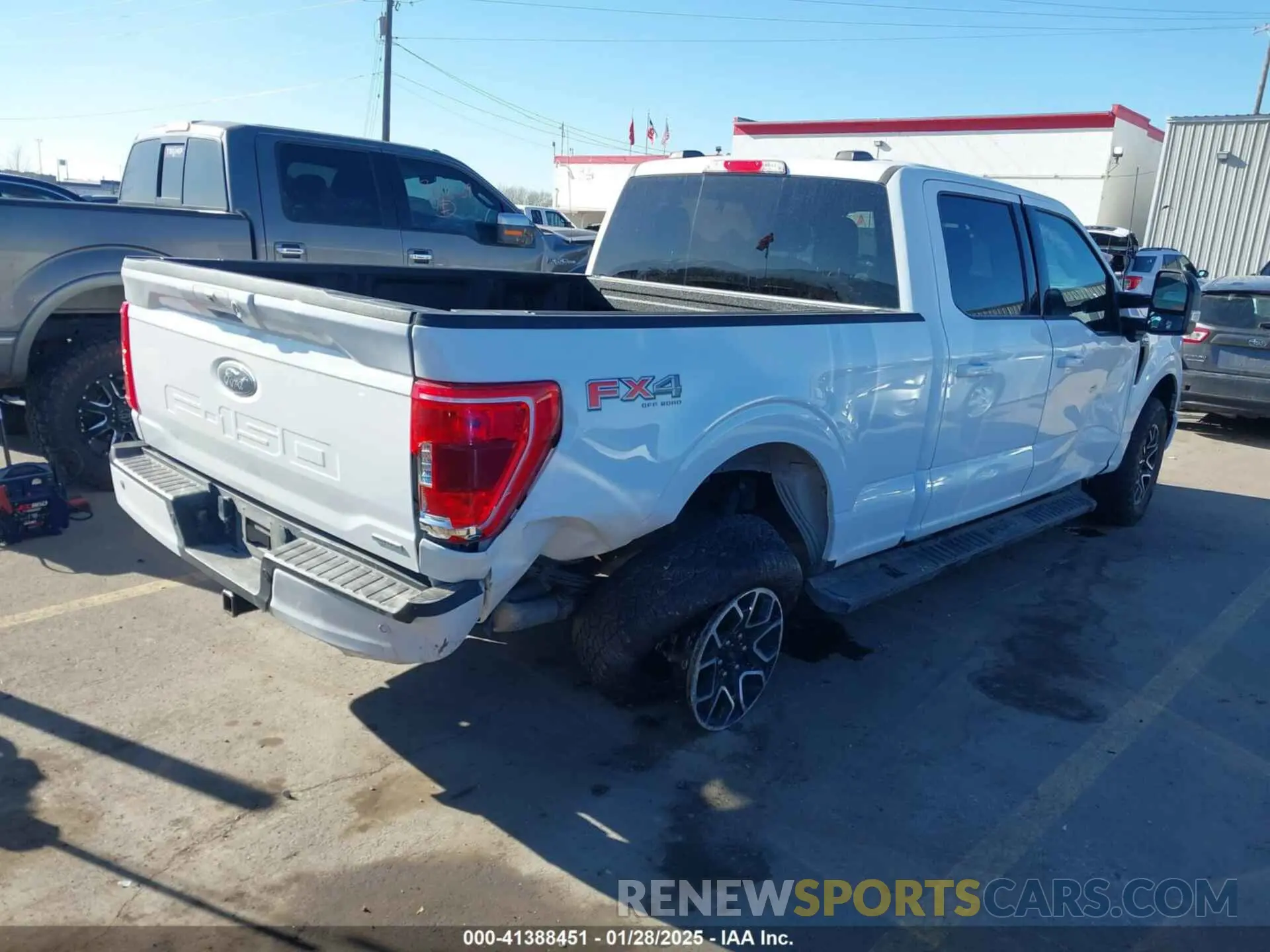 4 Photograph of a damaged car 1FTFW1E87PFB31057 FORD F-150 2023