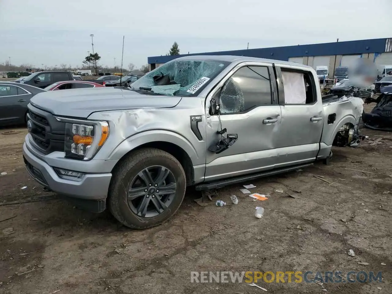 1 Photograph of a damaged car 1FTFW1E87PKG11414 FORD F-150 2023