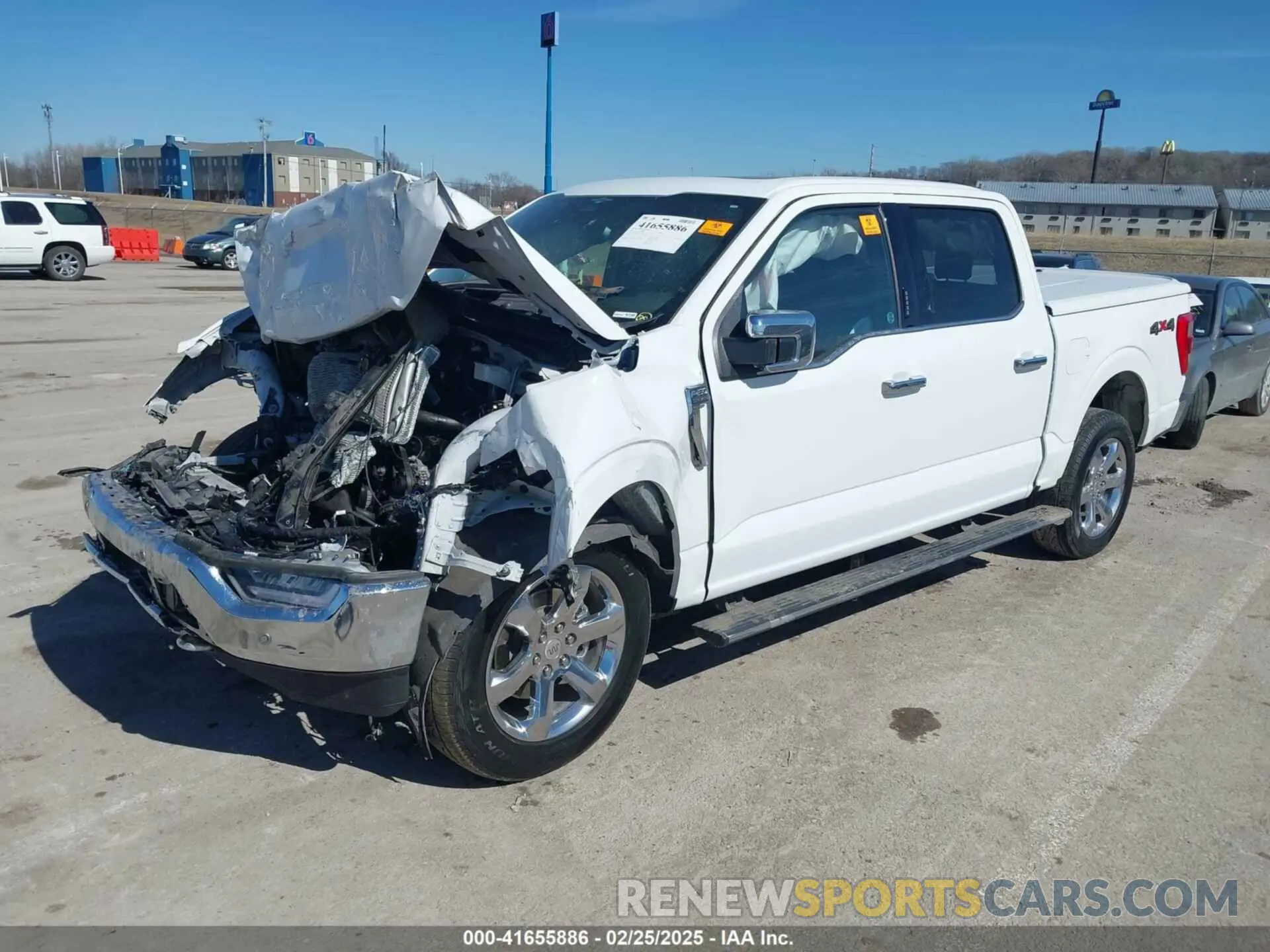 2 Photograph of a damaged car 1FTFW1E89PFA72500 FORD F-150 2023