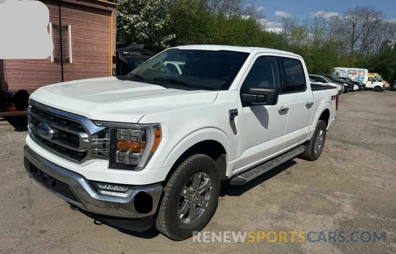 2 Photograph of a damaged car 1FTFW1E89PKE23266 FORD F-150 2023