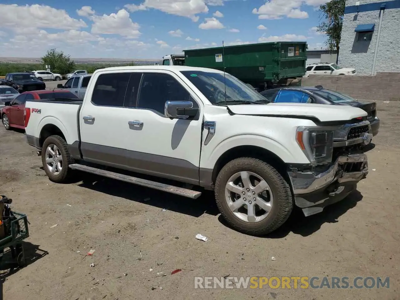 4 Photograph of a damaged car 1FTFW1E8XPFC07547 FORD F-150 2023