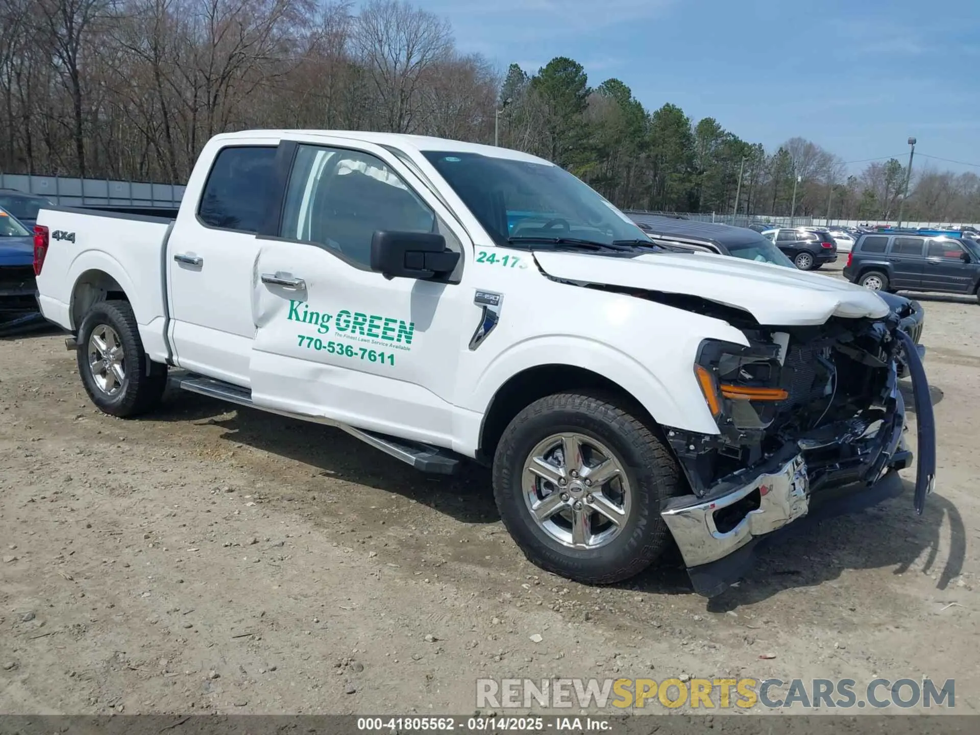 1 Photograph of a damaged car 1FTEW3LP8RKE58028 FORD F-150 2024