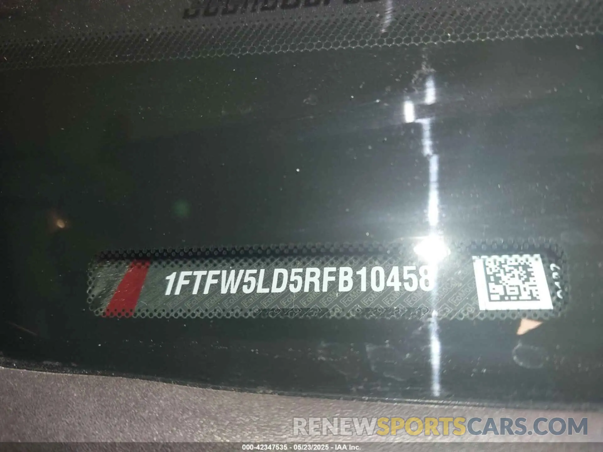 9 Photograph of a damaged car 1FTFW5LD5RFB10458 FORD F-150 2024