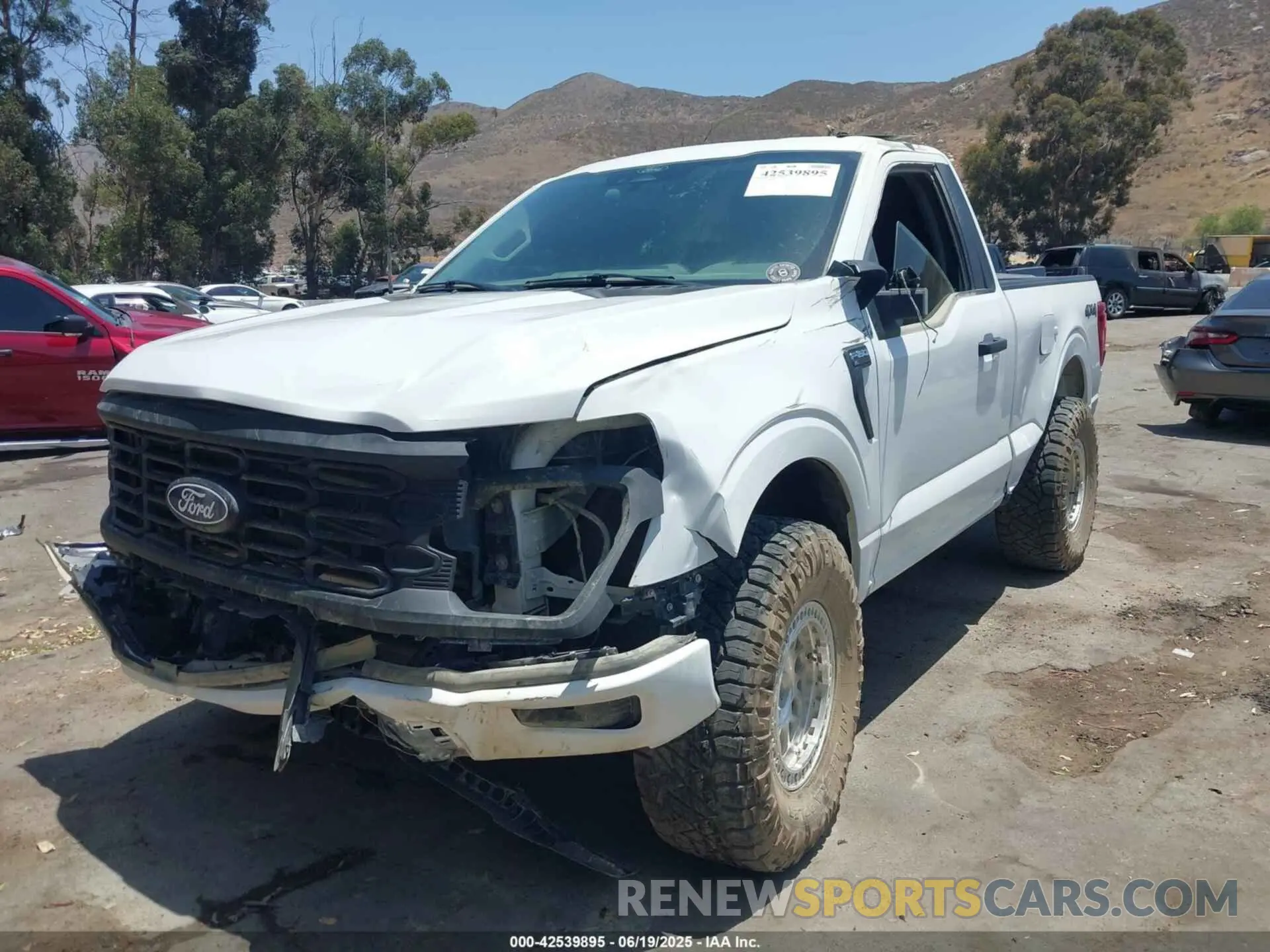 2 Photograph of a damaged car 1FTMF1L52RKD04672 FORD F-150 2024