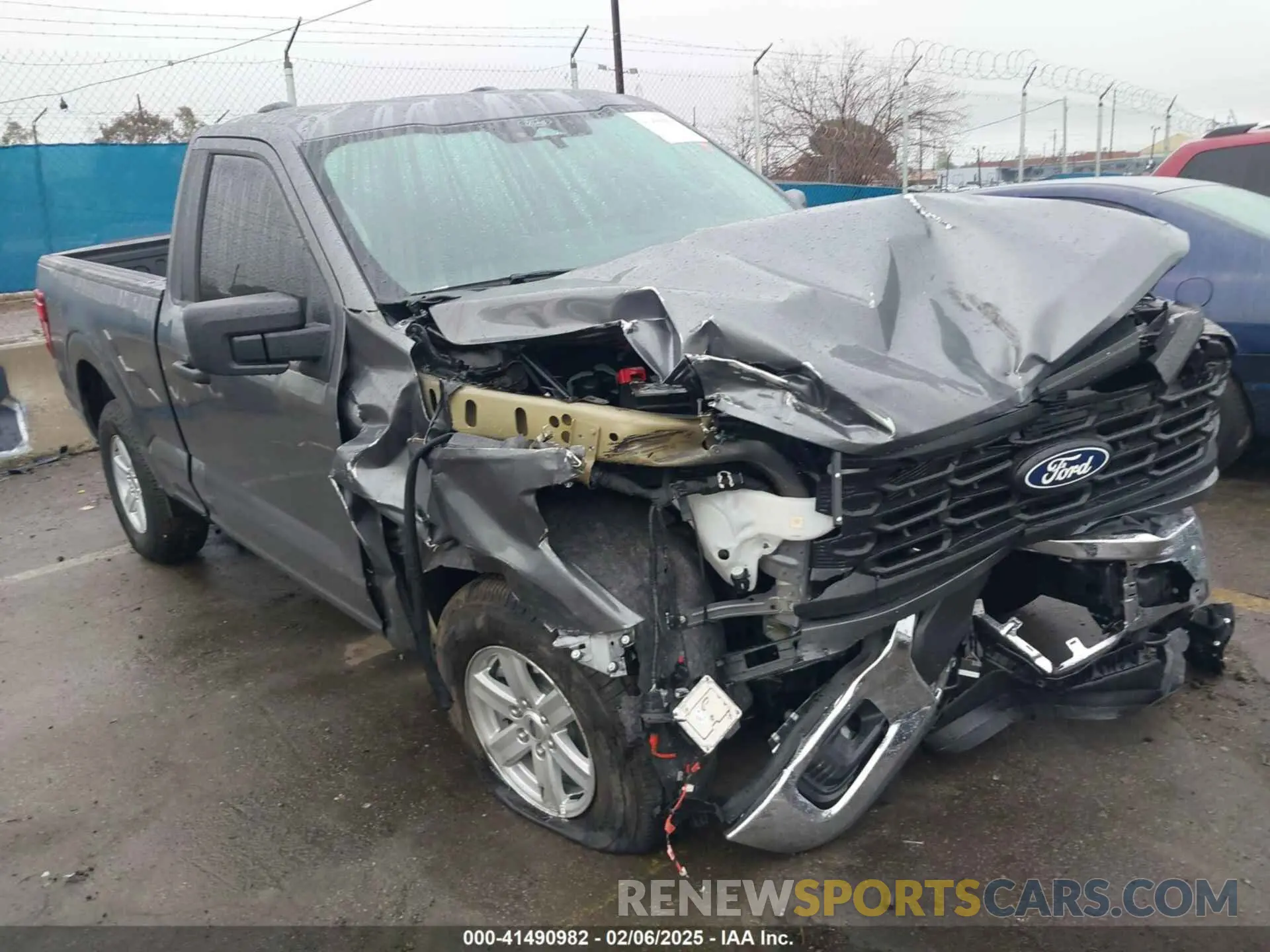 1 Photograph of a damaged car 1FTMF1L59RKF00396 FORD F-150 2024